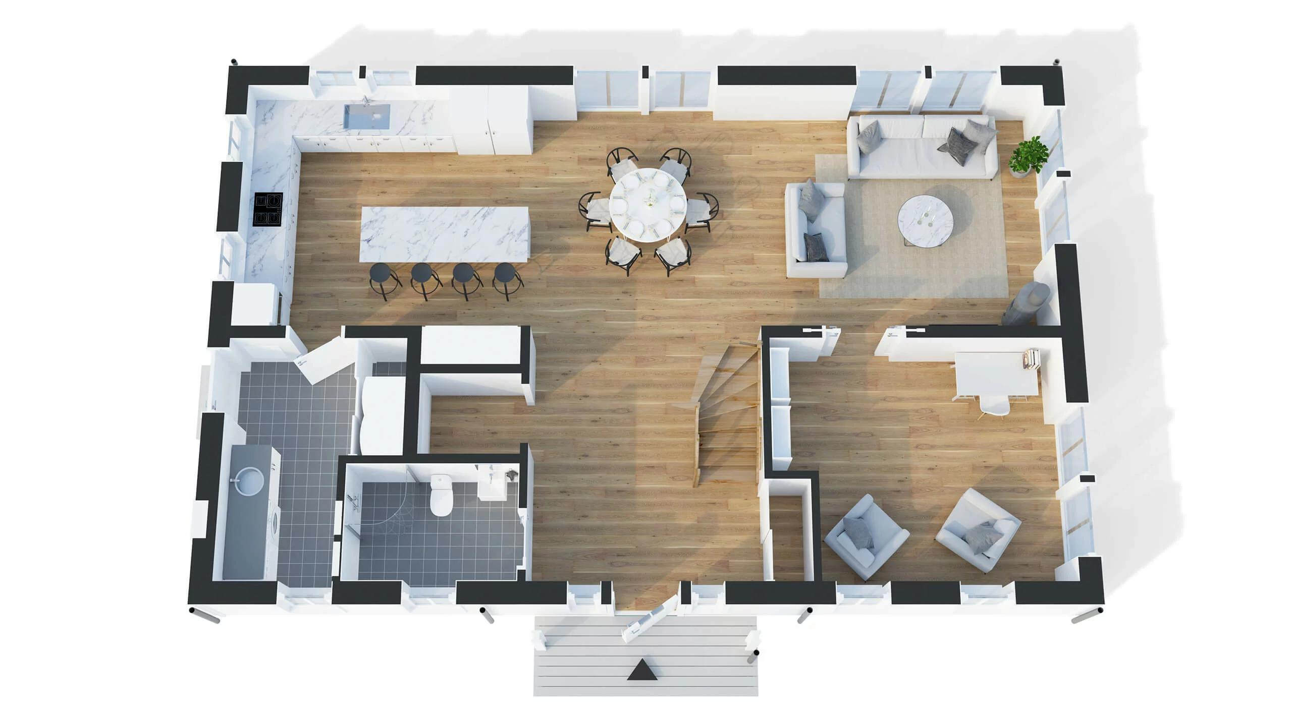 trivselhus villa ålstorp planlösning