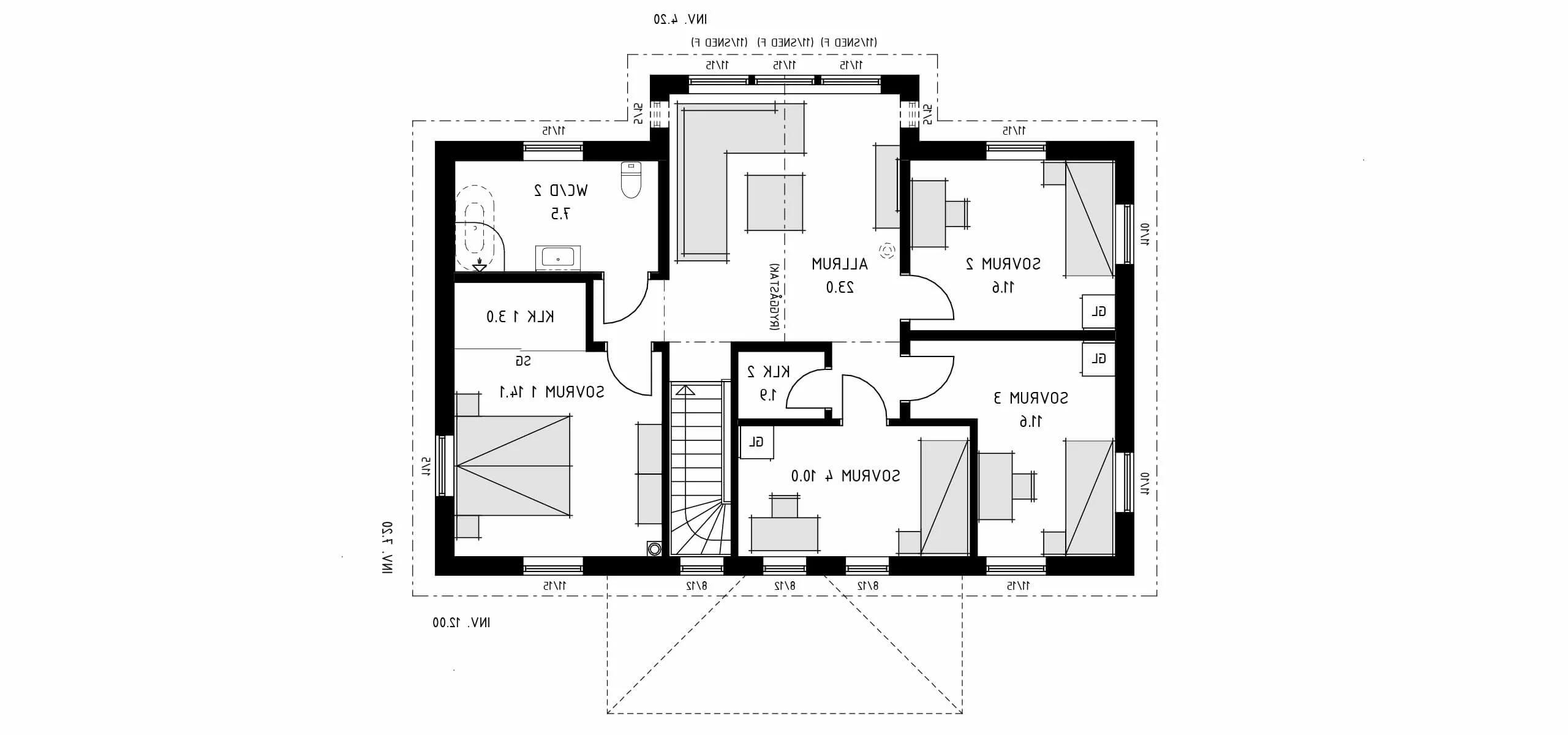 trivselhus villa älvnäs planlösning