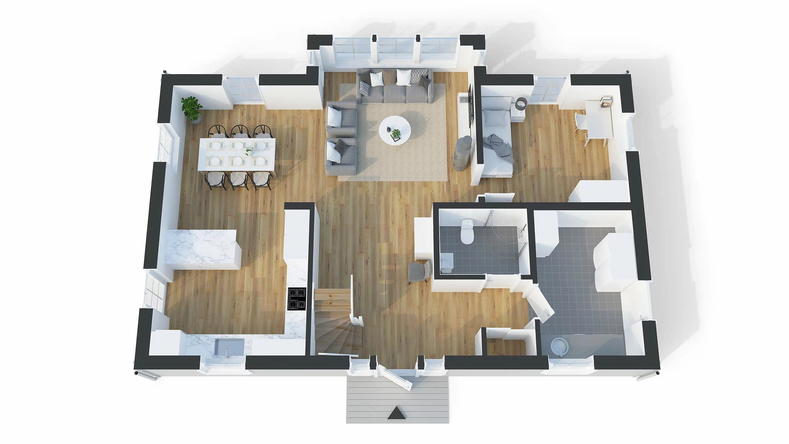 trivselhus villa älvnäs planlösning