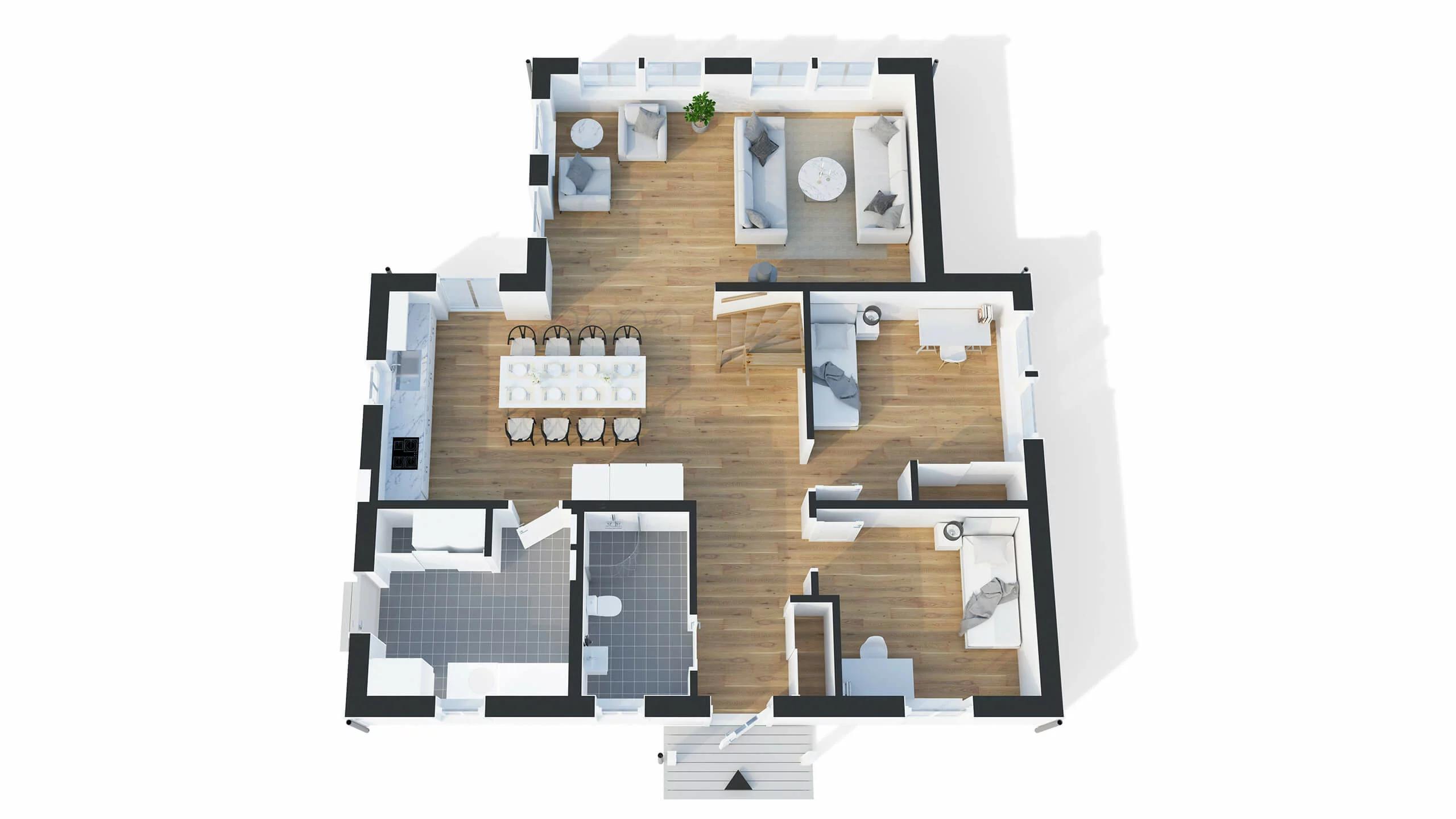 trivselhus villa fagersta planlösning
