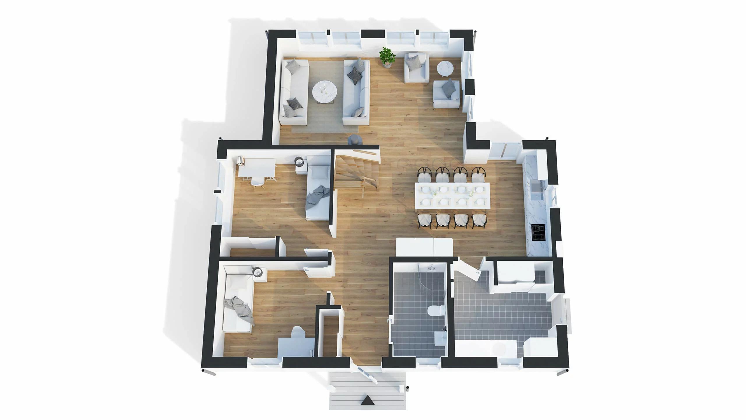 trivselhus villa fagersta planlösning