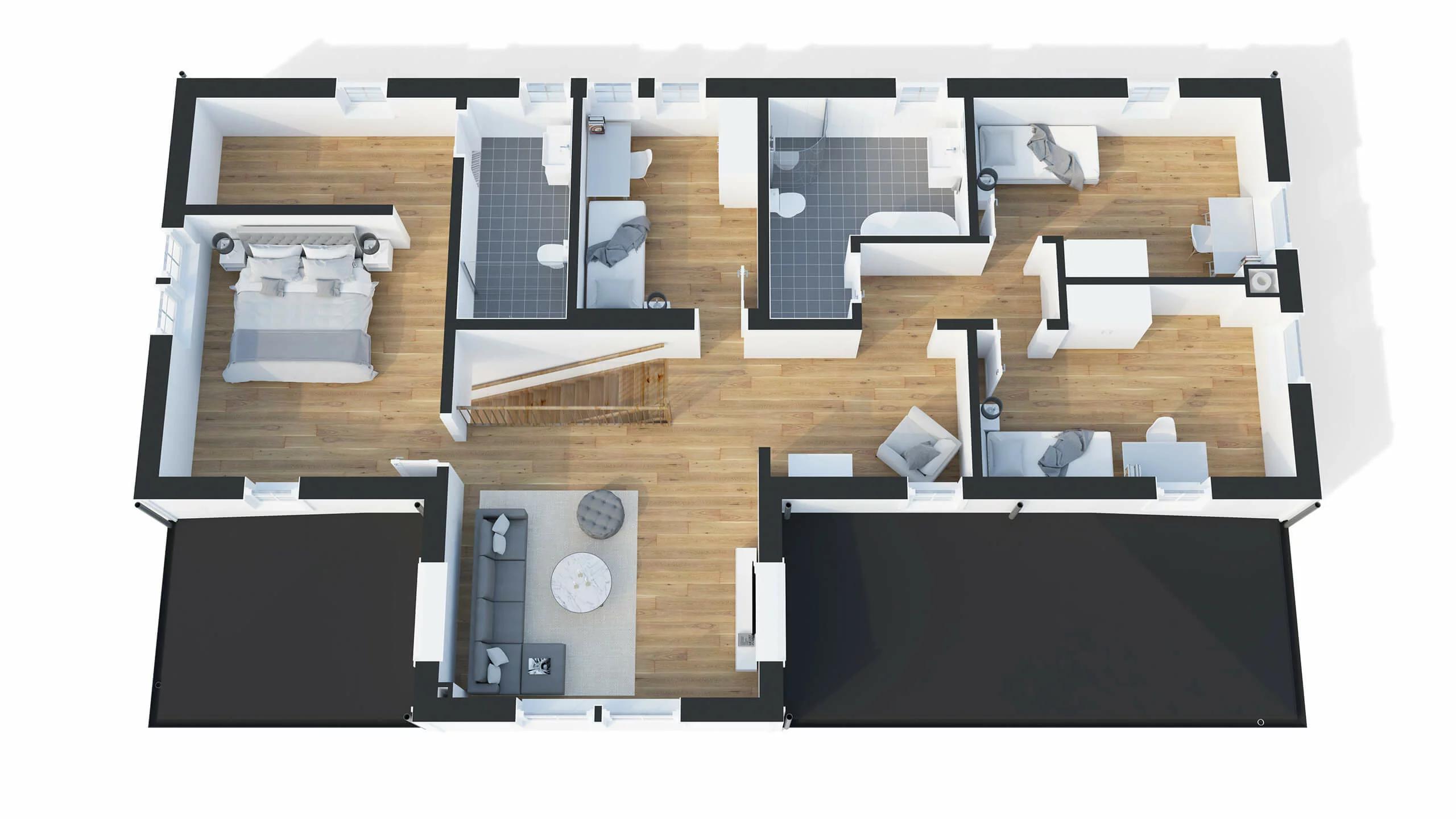 trivselhus villa falkenberg planlösning