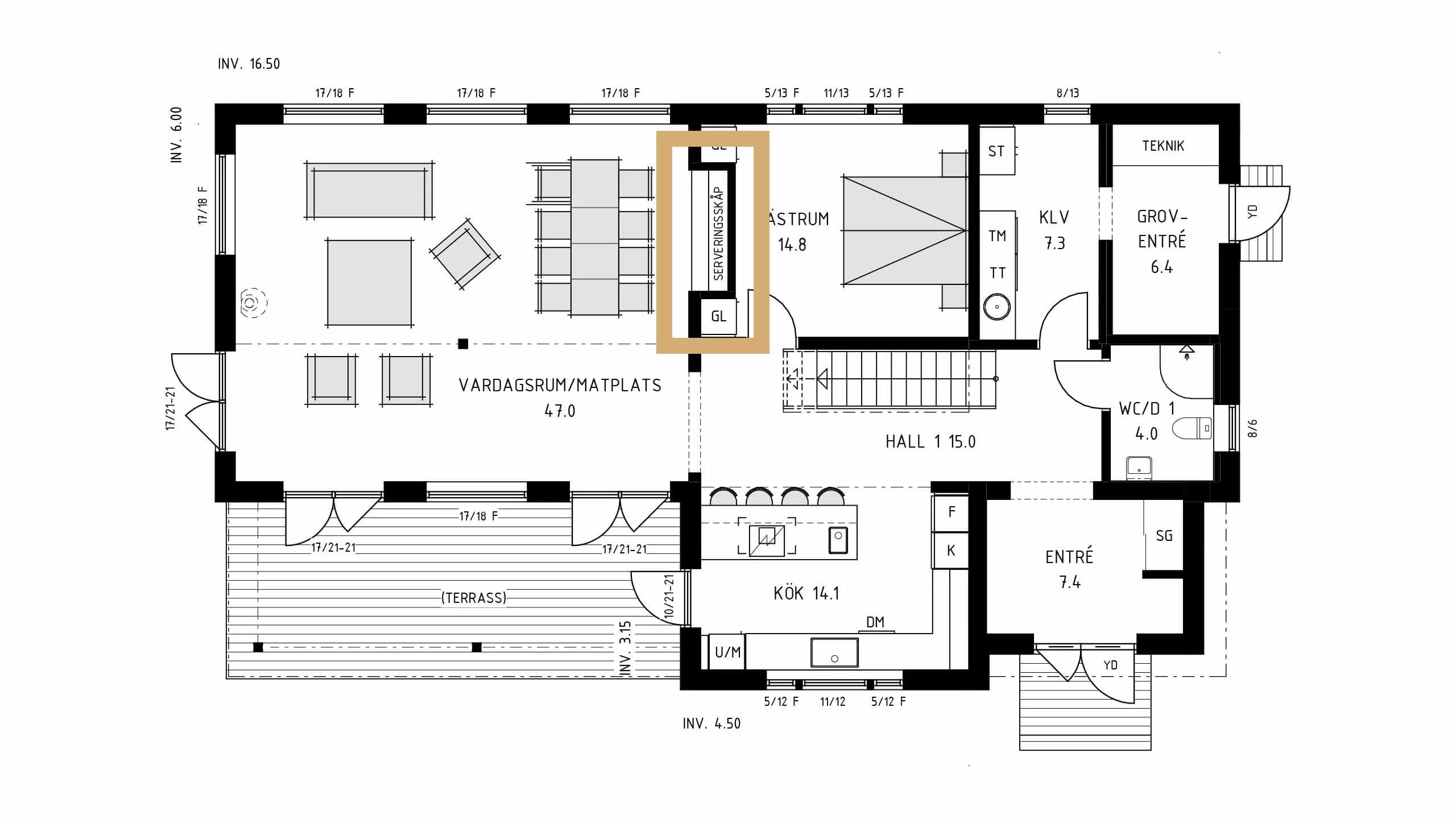 trivselhus villa falkenberg planlösning