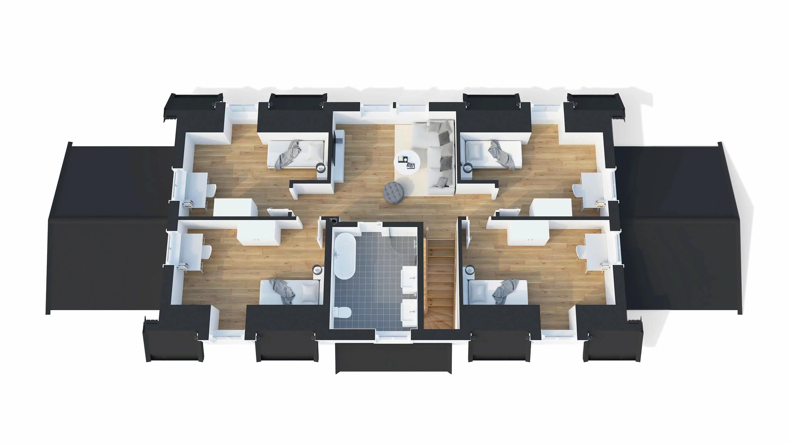 trivselhus villa falsterbo planlösning