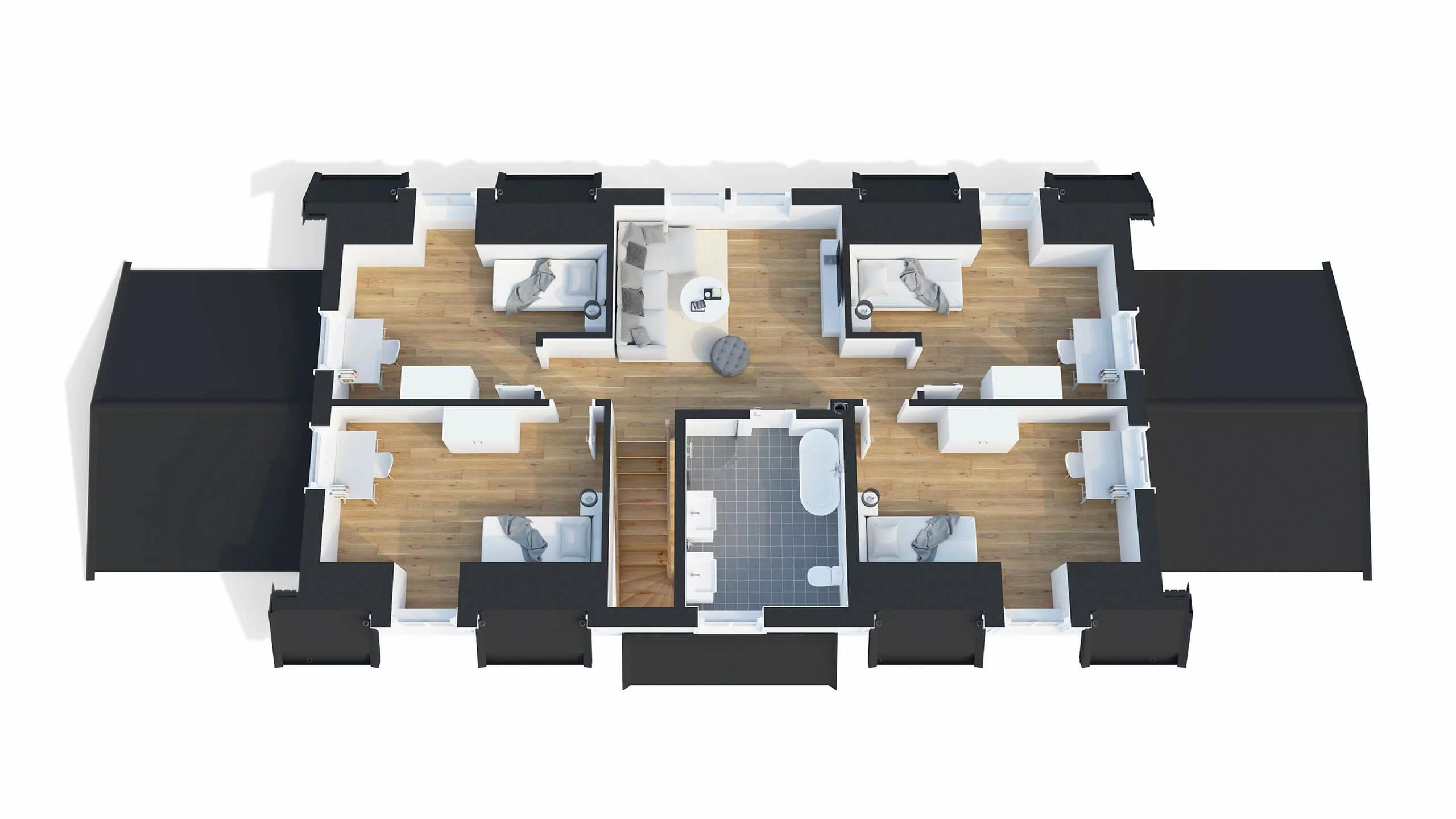 trivselhus villa falsterbo planlösning