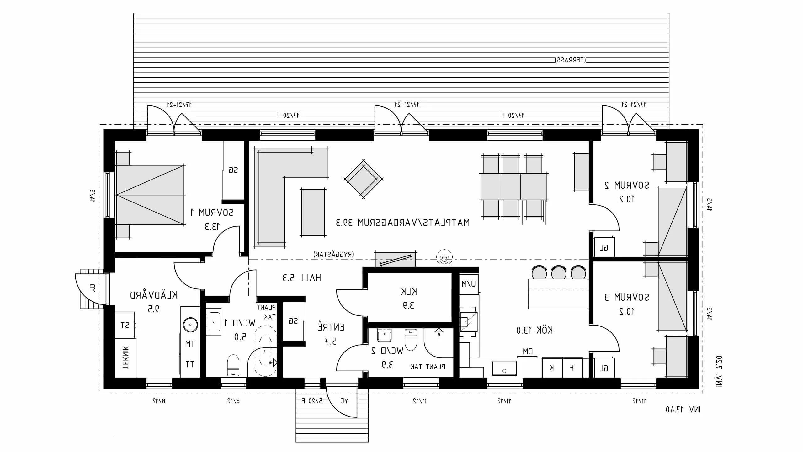 trivselhus villa frösö planlösning