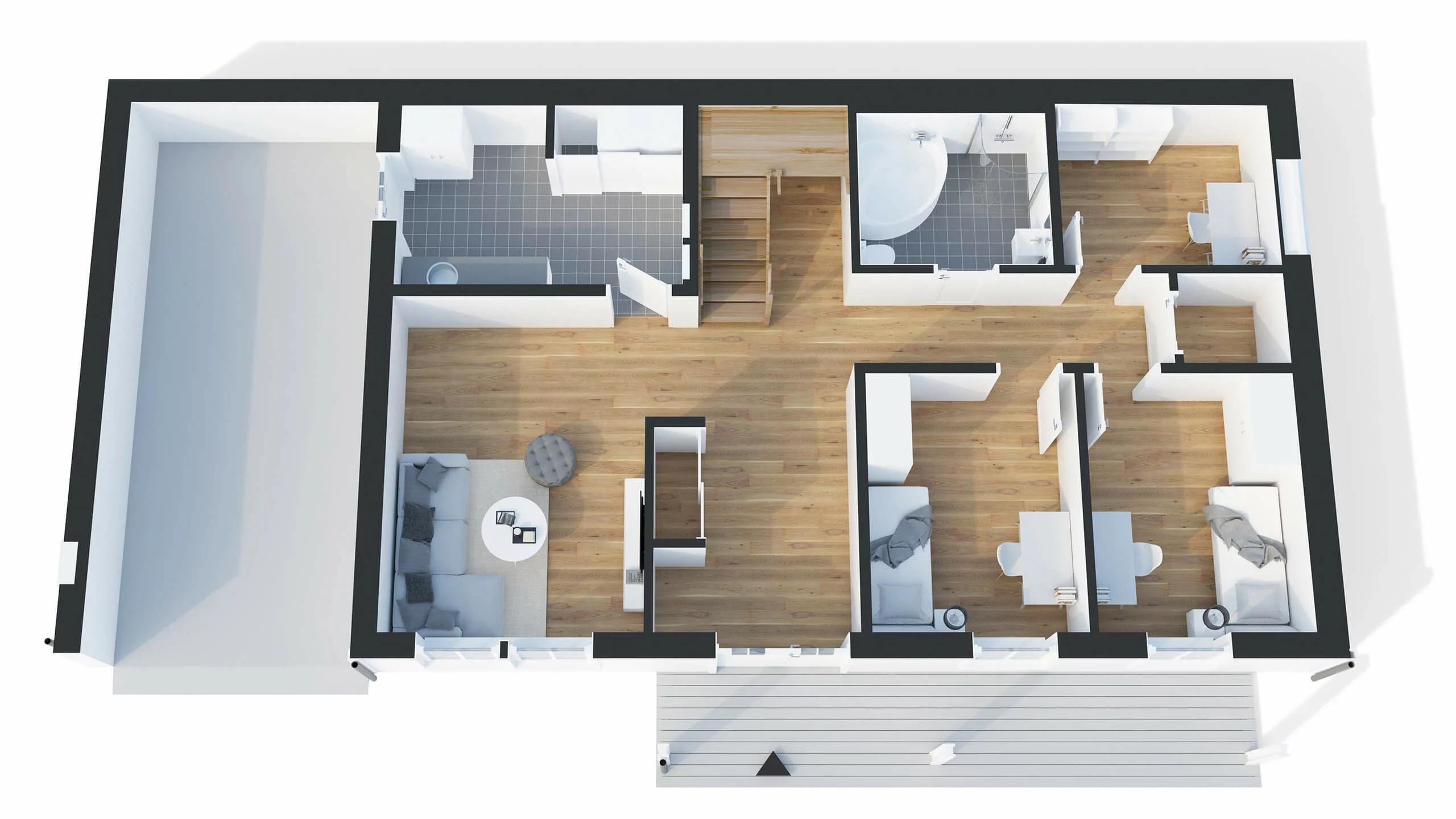 trivselhus villa furuliden planlösning