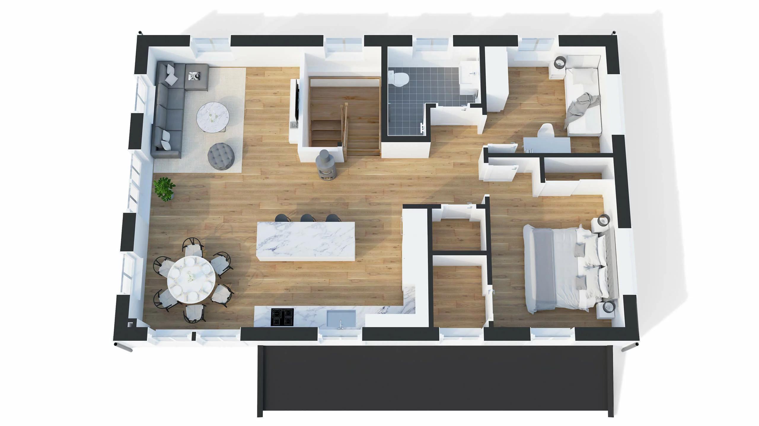 trivselhus villa furuliden planlösning