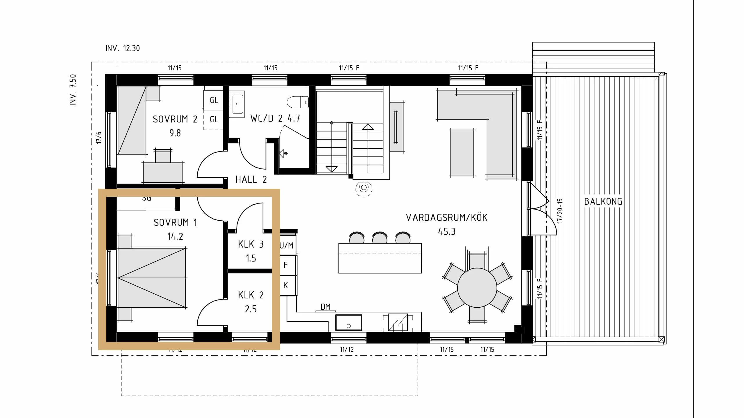 trivselhus villa furuliden planlösning