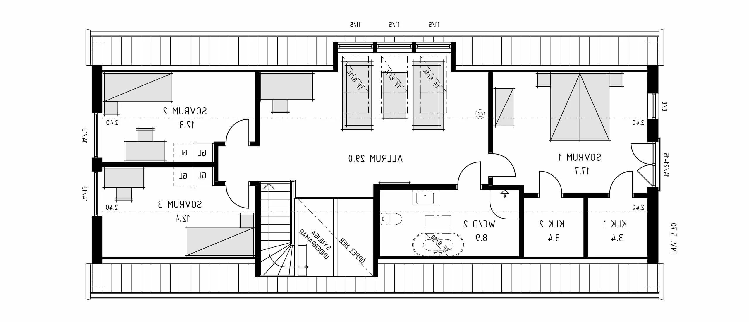 trivselhus villa gällnö planlösning