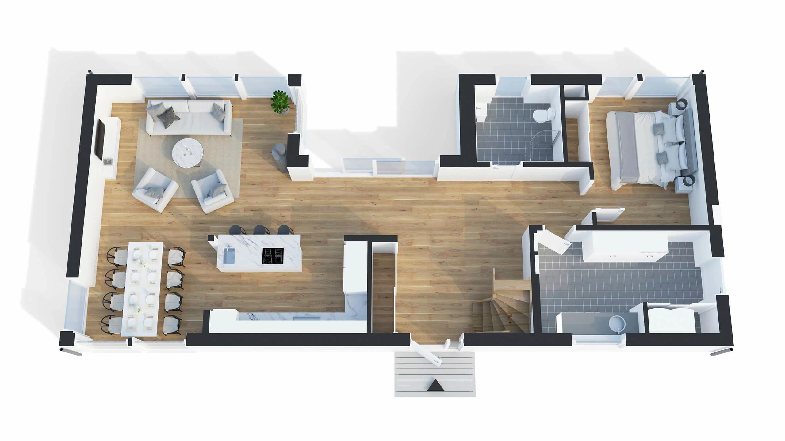 trivselhus villa gällnö planlösning