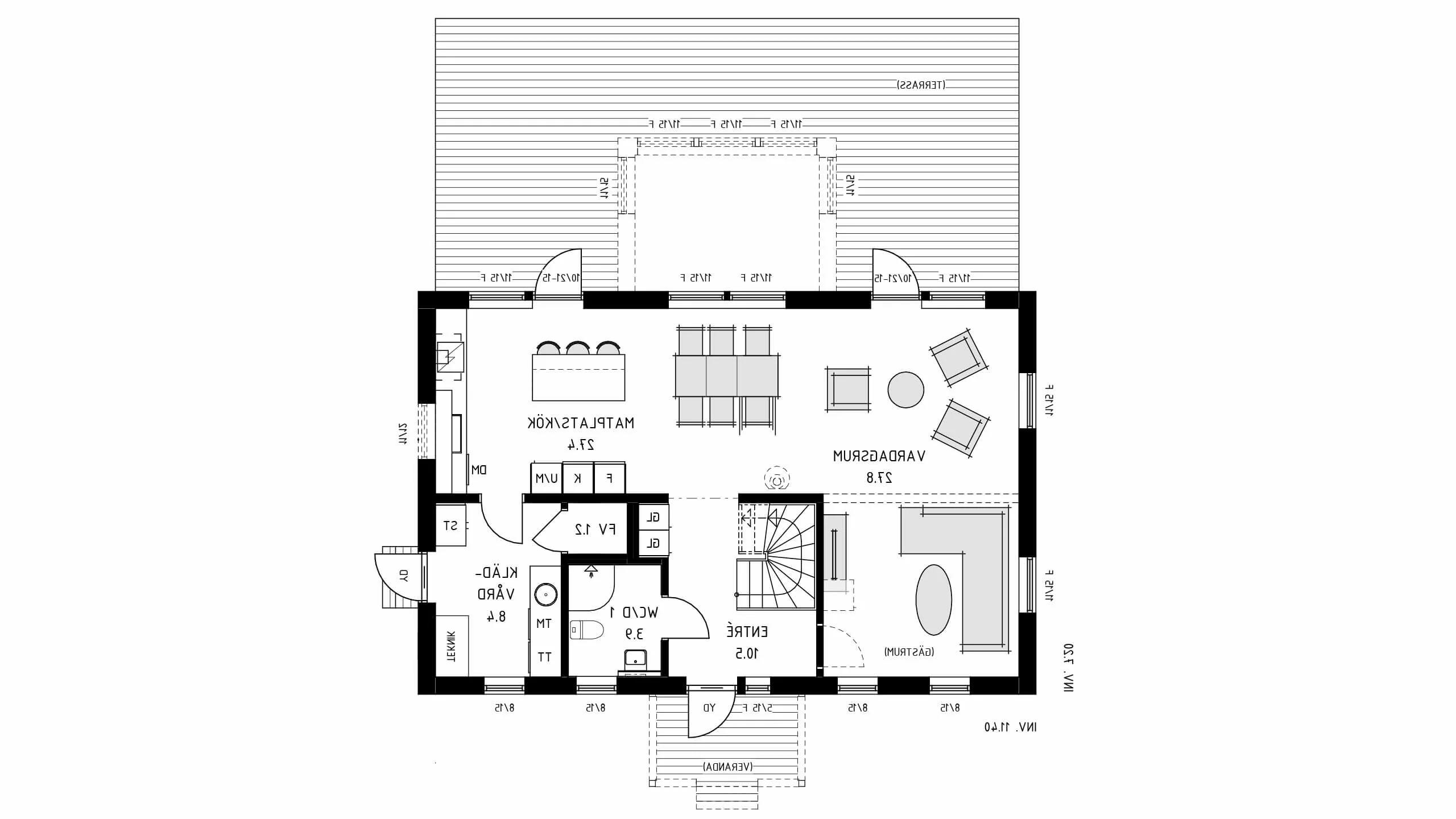 trivselhus villa grebbestad planlösning