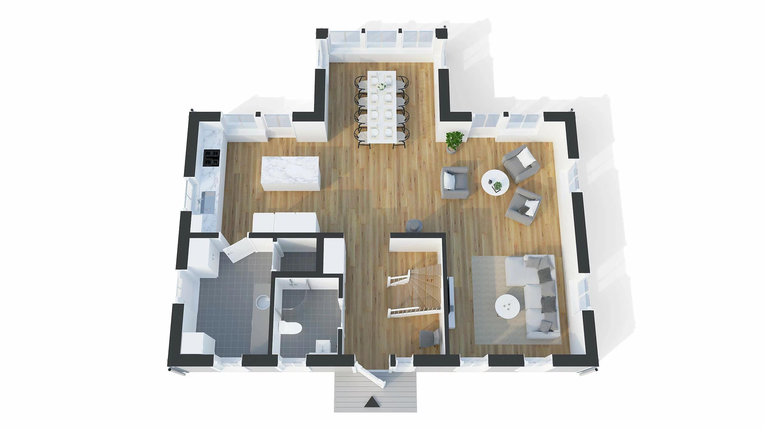 trivselhus villa grebbestad planlösning