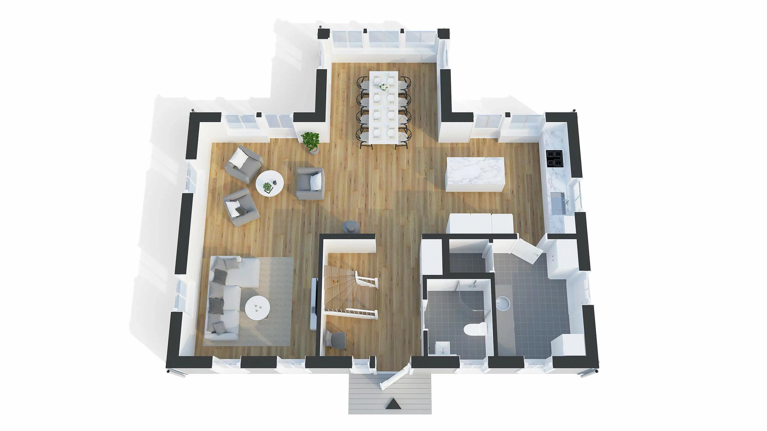 trivselhus villa grebbestad planlösning