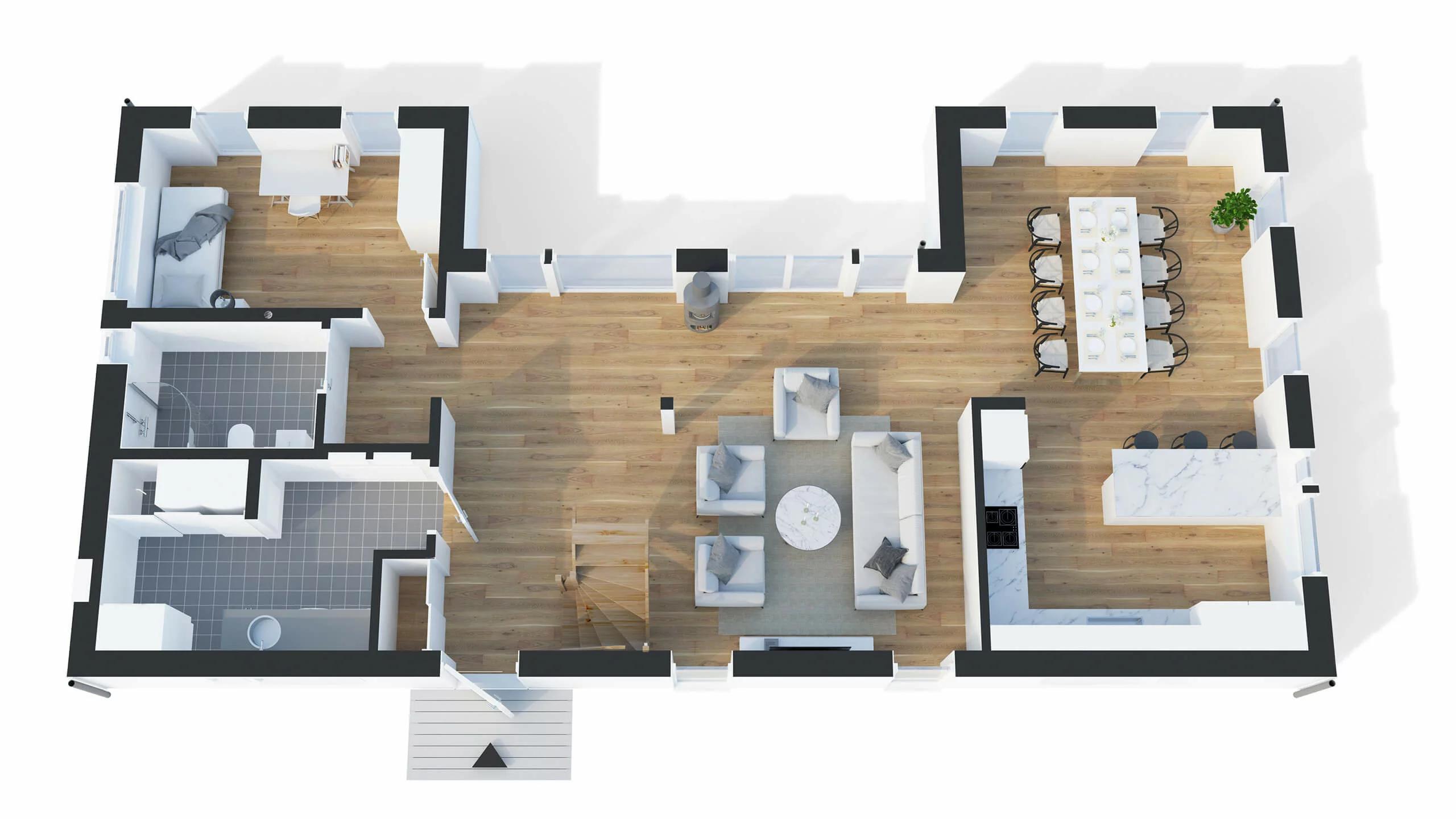 trivselhus villa hägersten planlösning