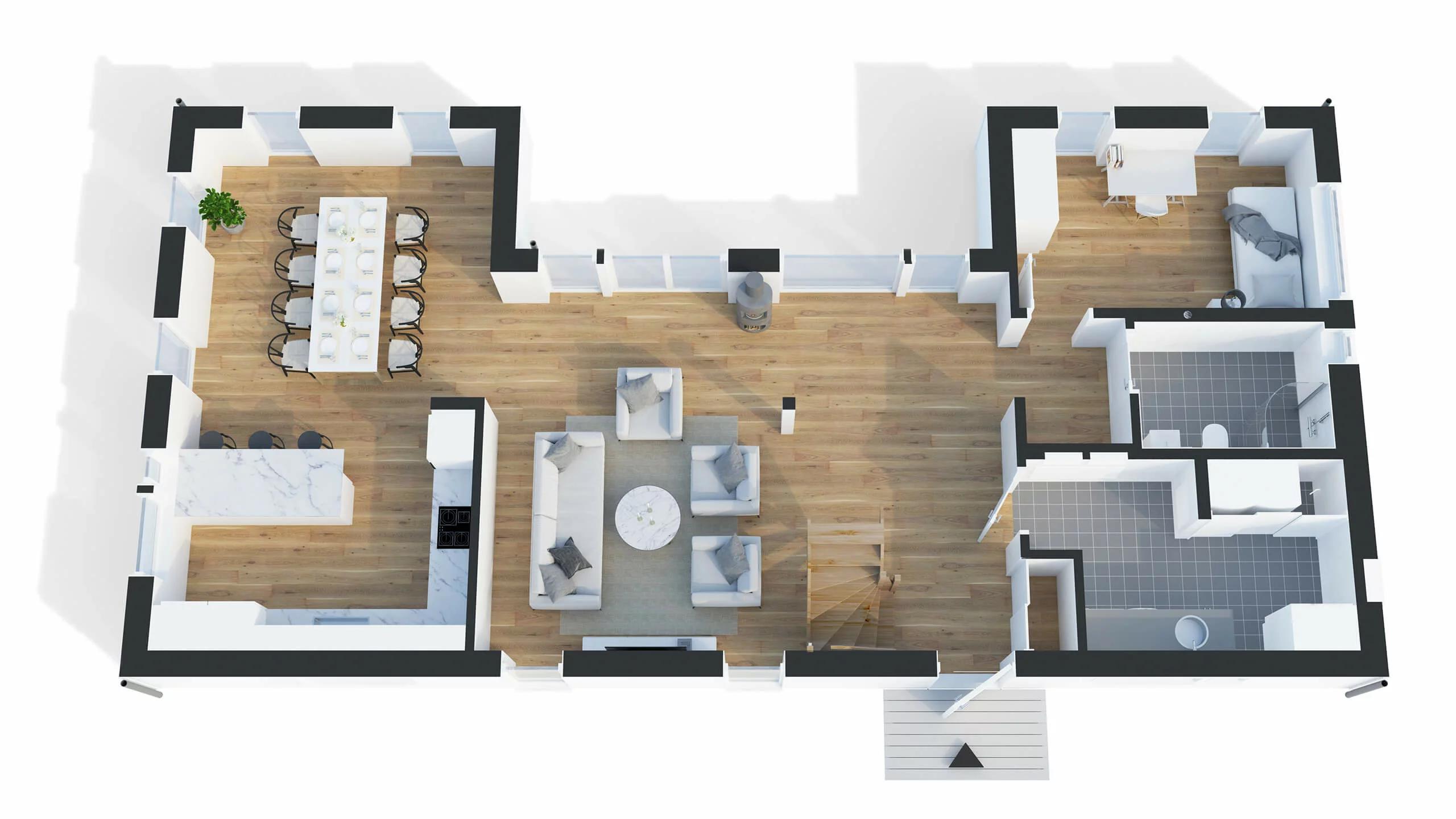 trivselhus villa hägersten planlösning