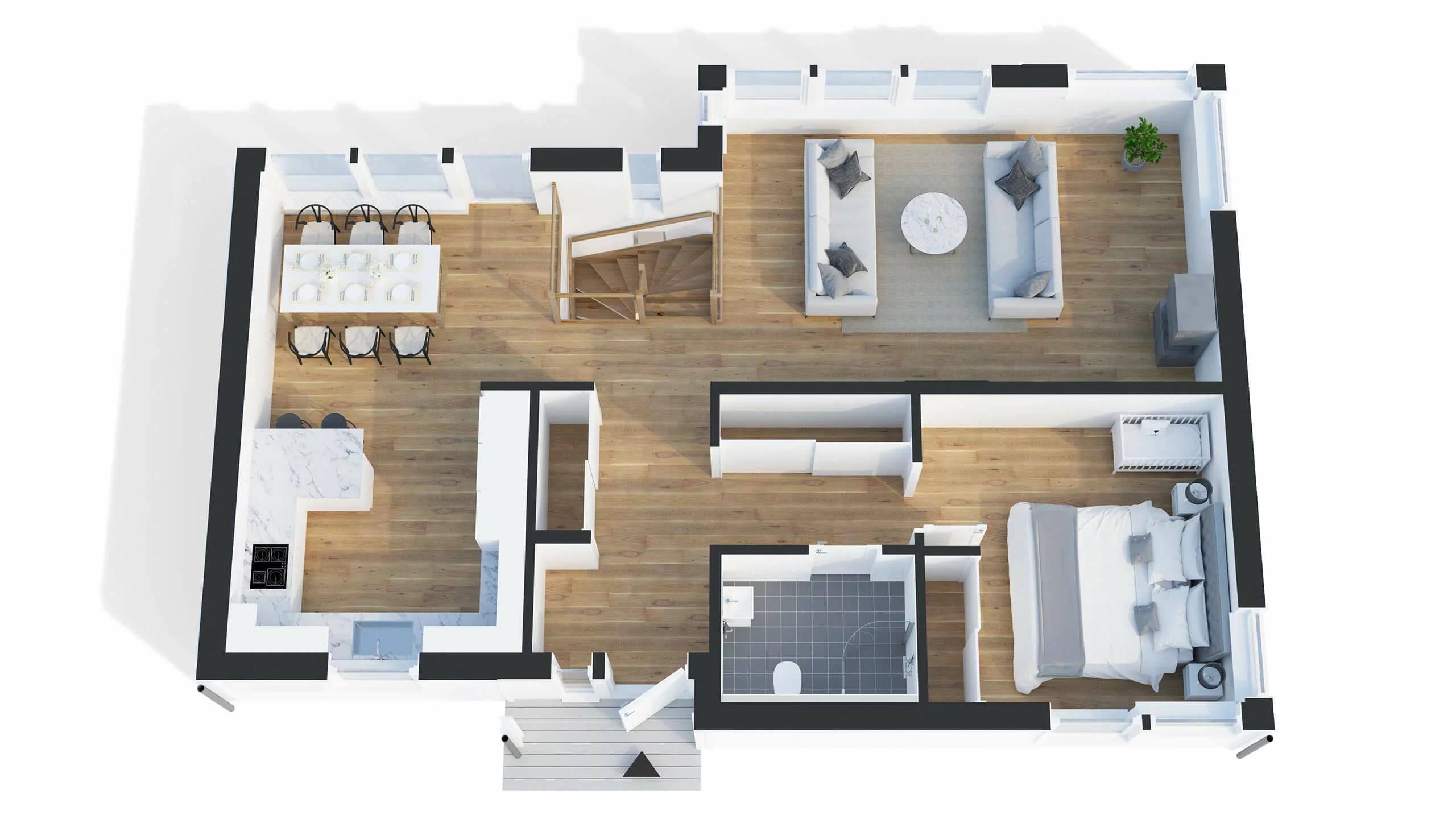 trivselhus villa klippan planlösning