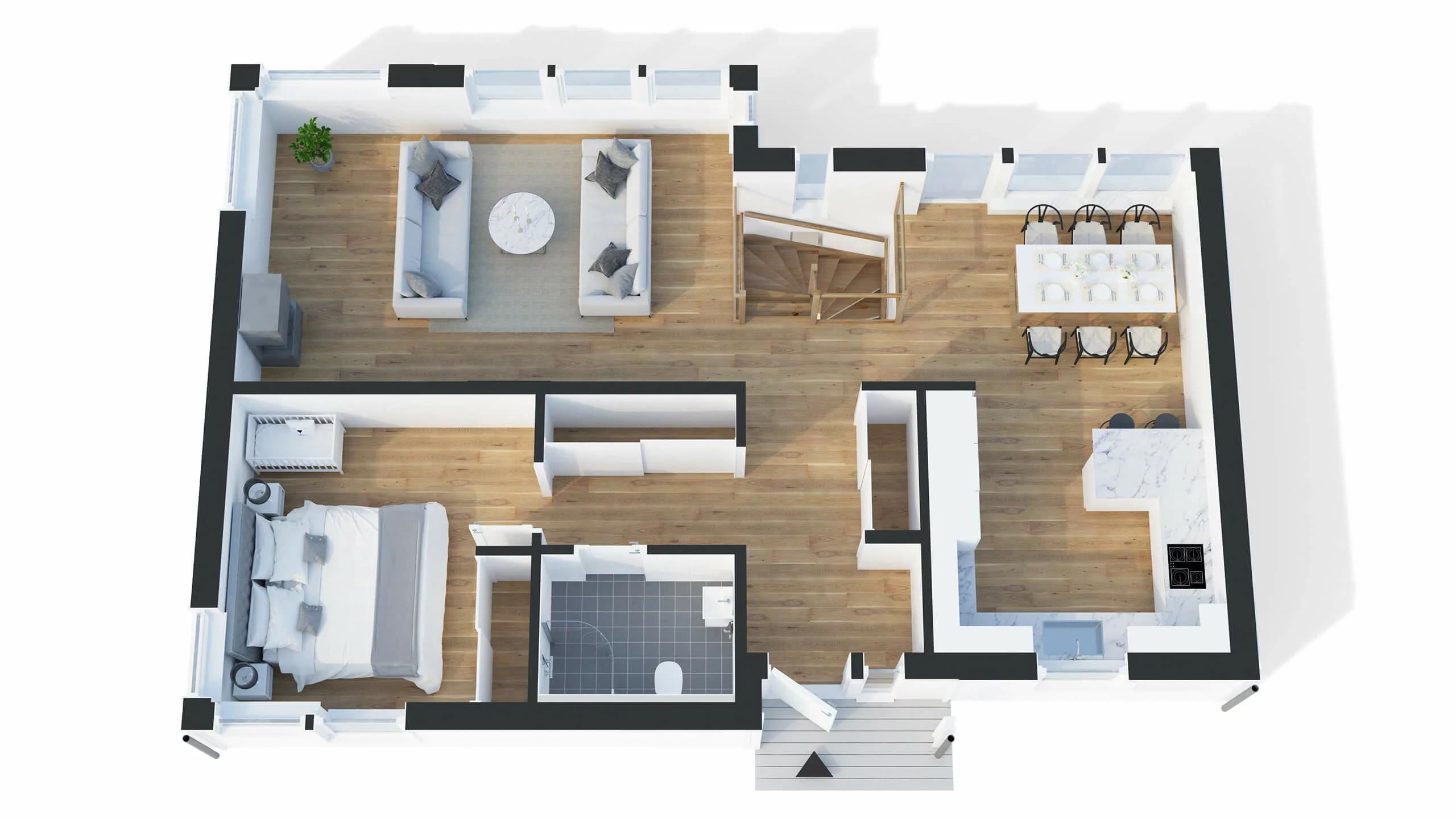 trivselhus villa klippan planlösning