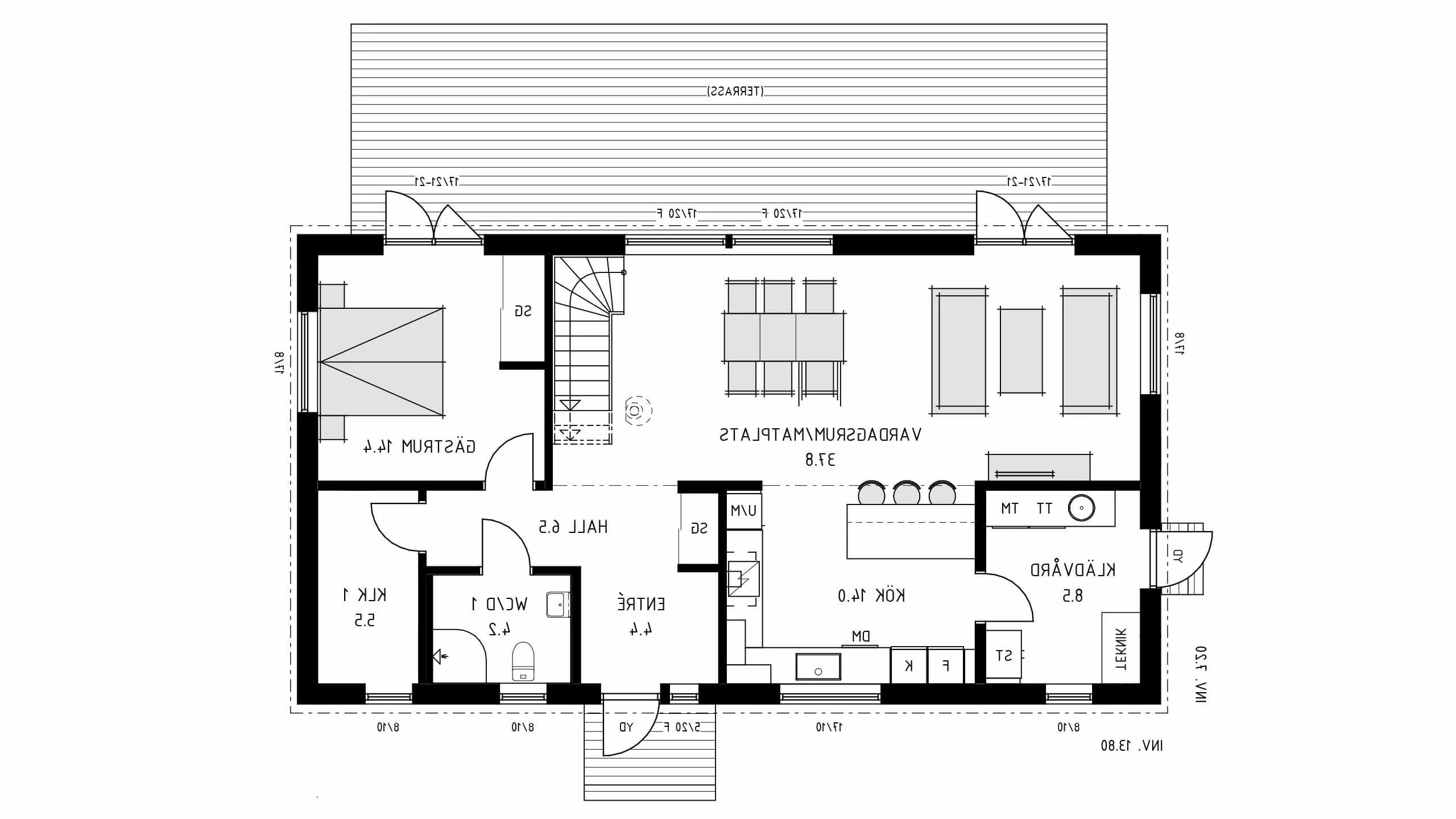 trivselhus villa klövsjö planlösning