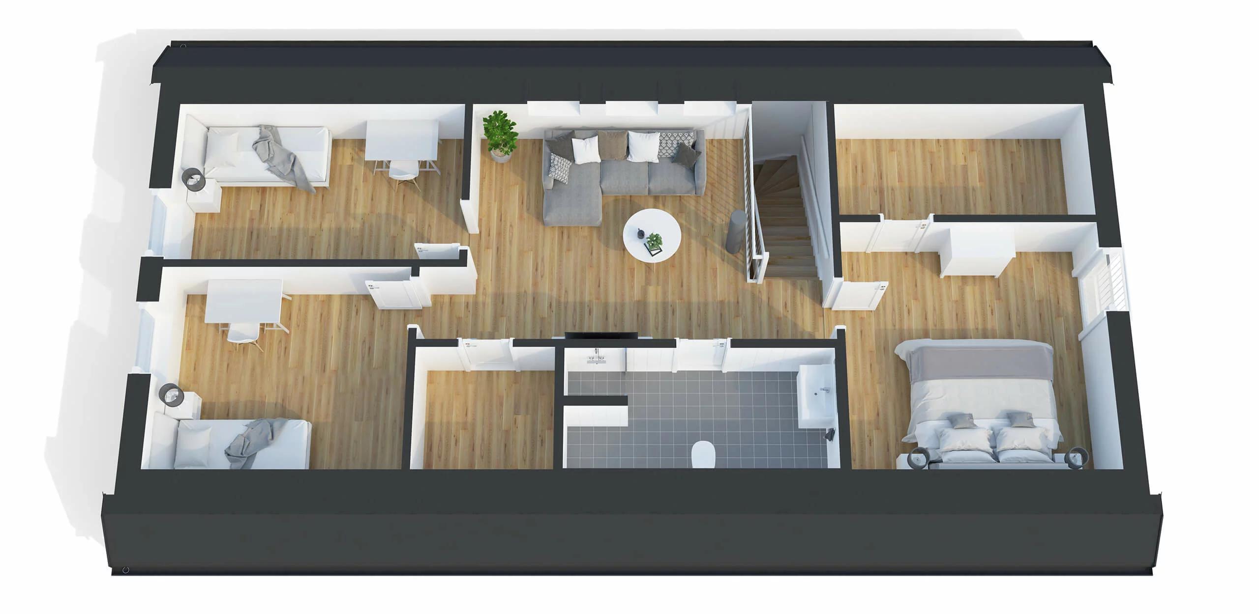 trivselhus villa klövsjö planlösning