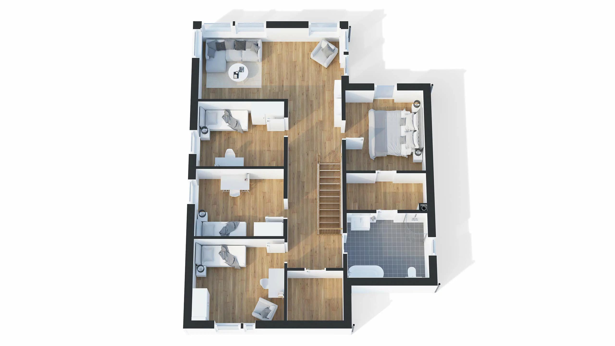 trivselhus villa lidingö planlösning