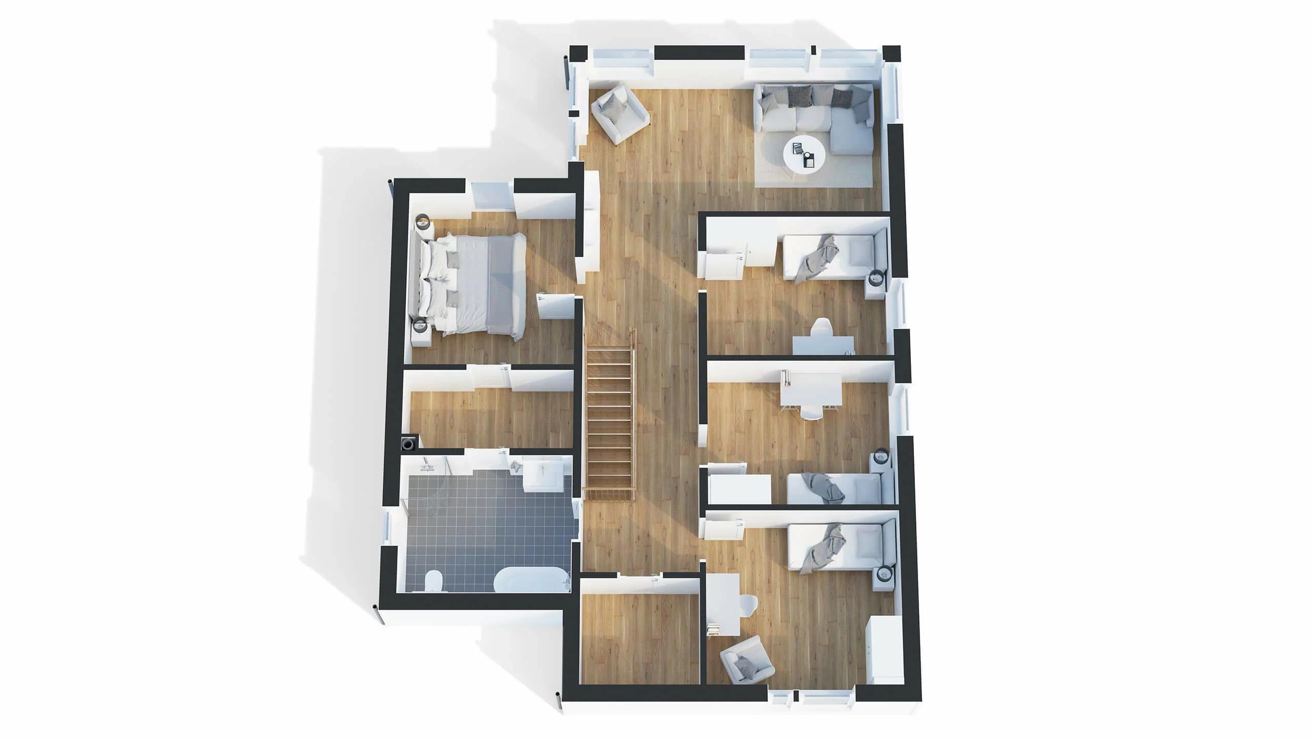 trivselhus villa lidingö planlösning