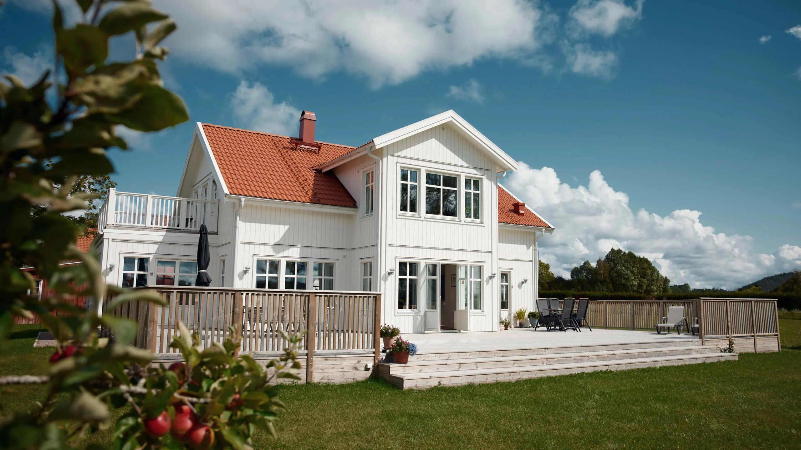 trivselhus villa mariefred fasad