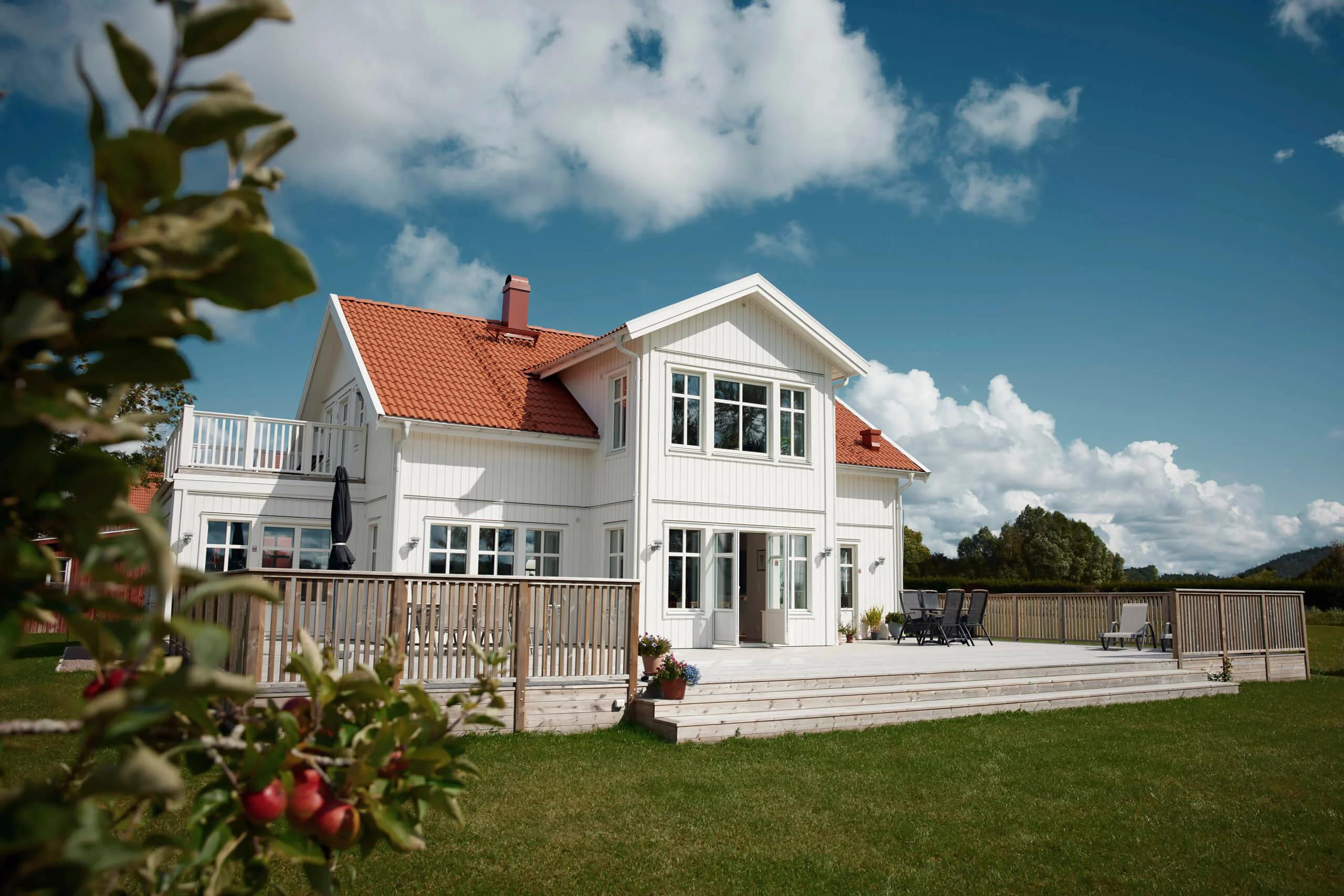trivselhus villa mariefred fasad