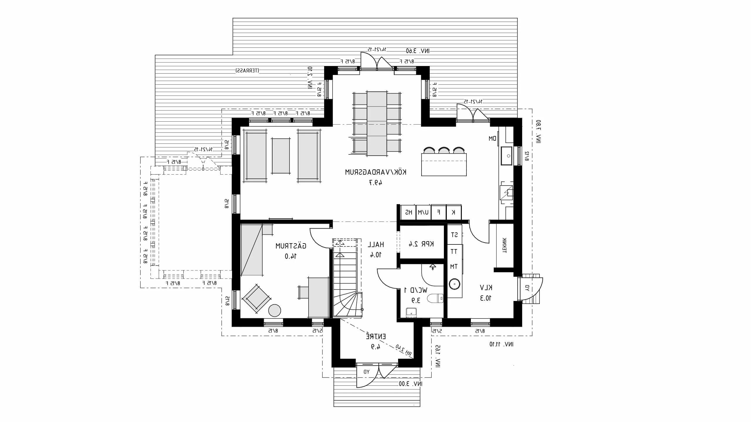 trivselhus villa mariefred planlösning