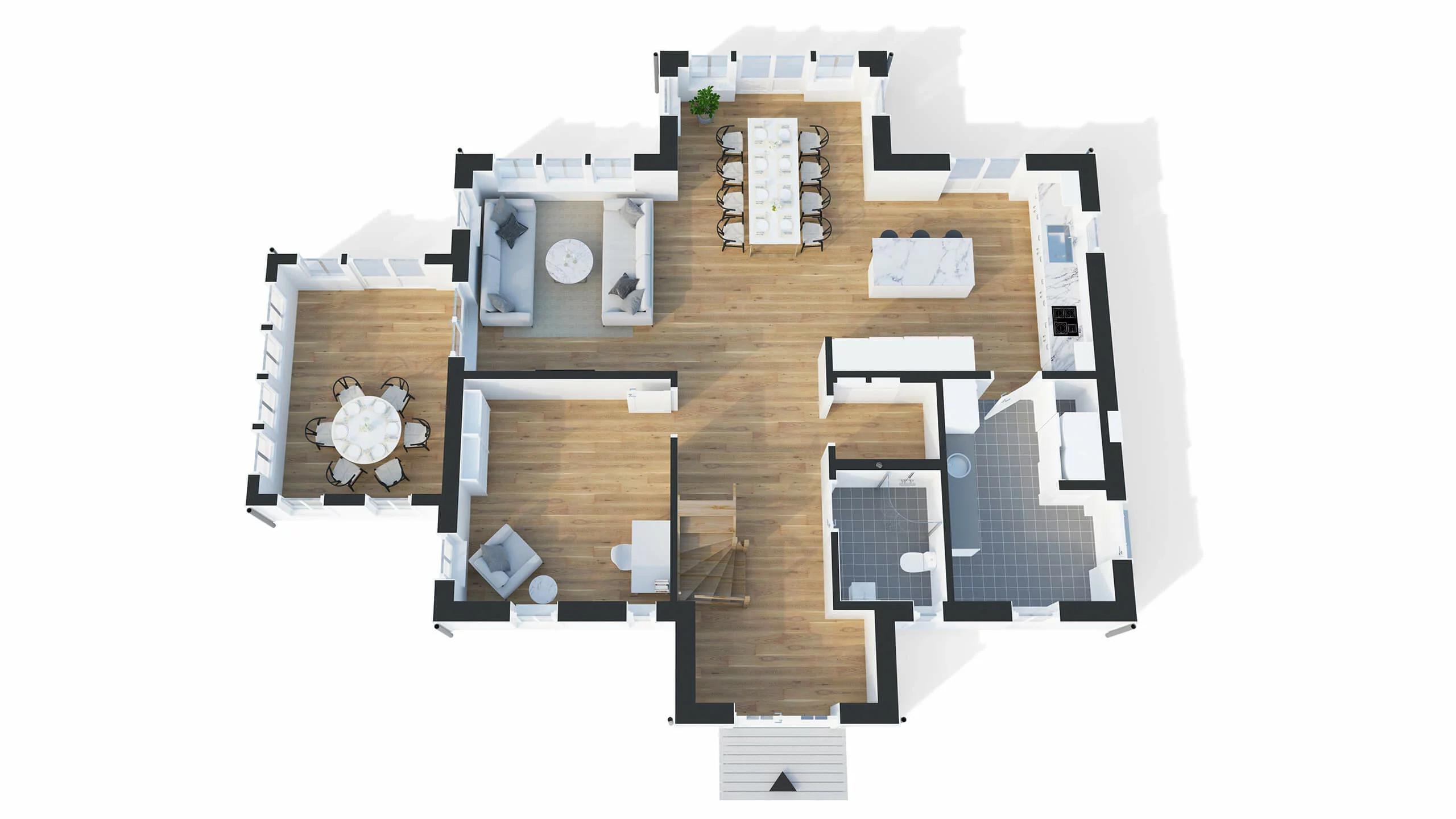 trivselhus villa mariefred planlösning