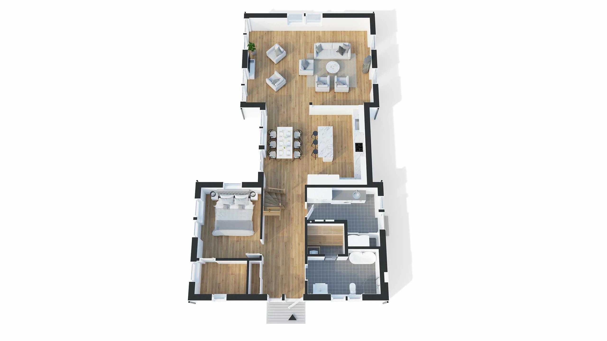 trivselhus villa marieholm planlösning