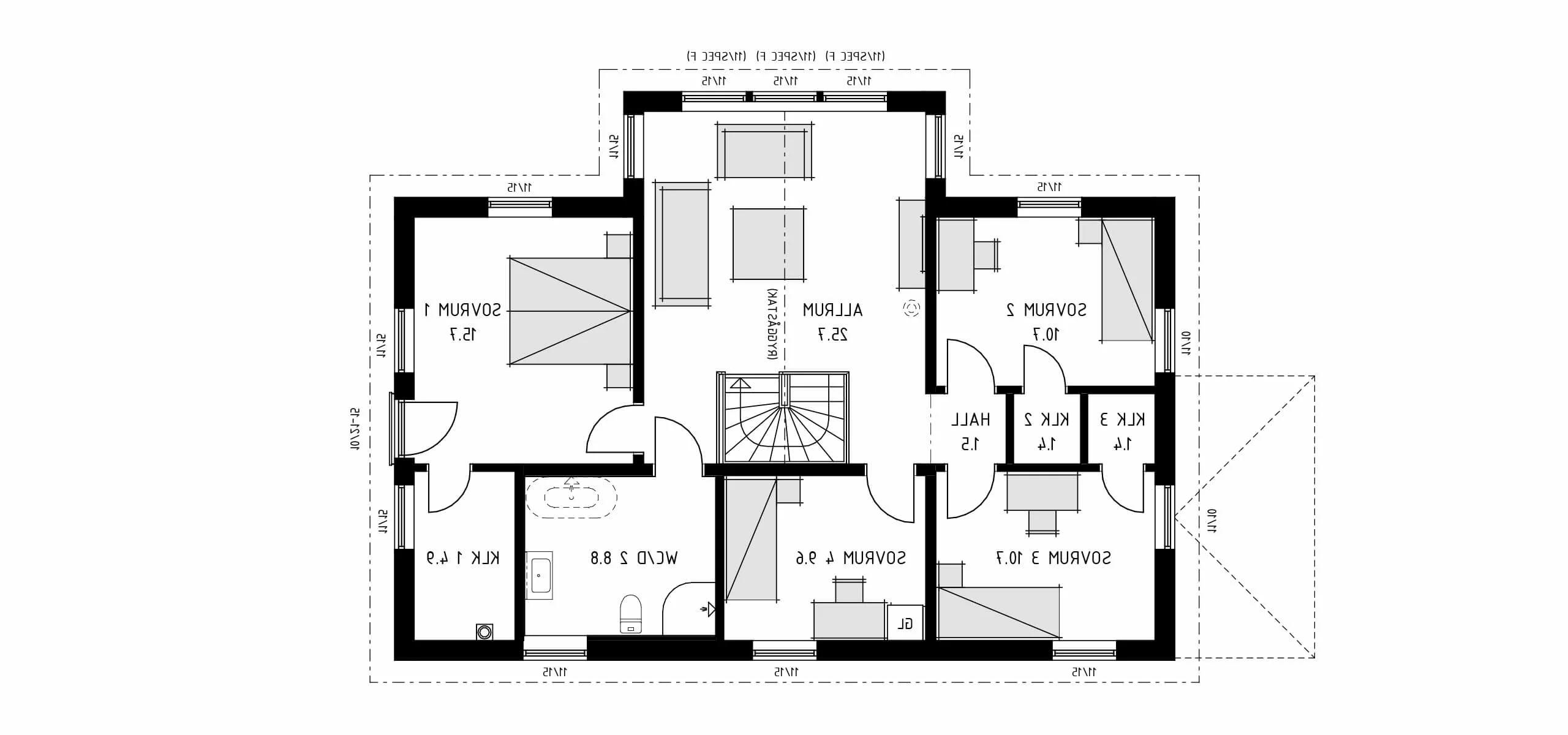 trivselhus villa mörtnäs planlösning