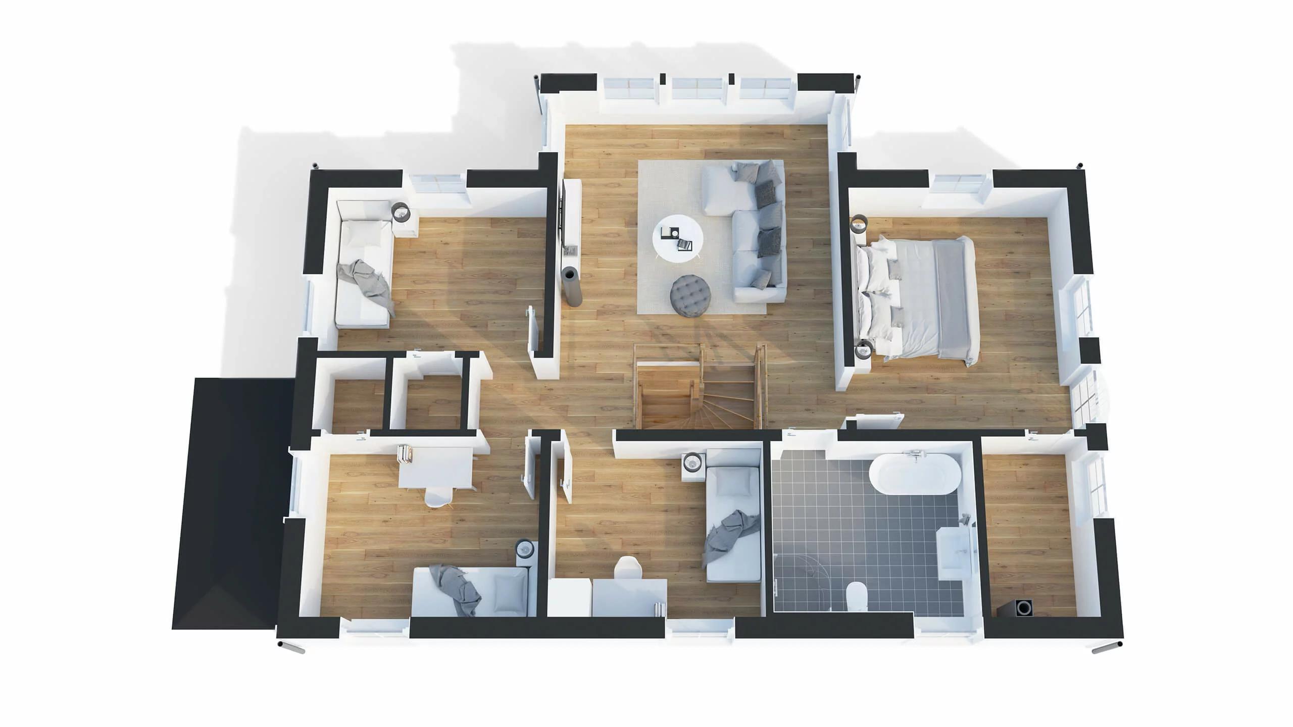 trivselhus villa mörtnäs planlösning