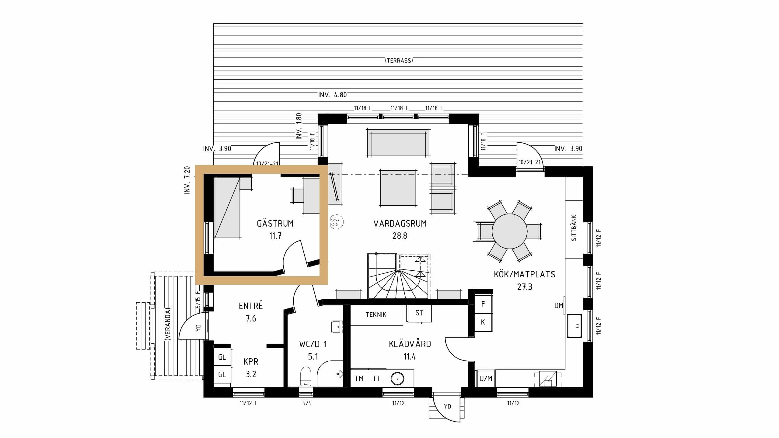 trivselhus villa mörtnäs planlösning