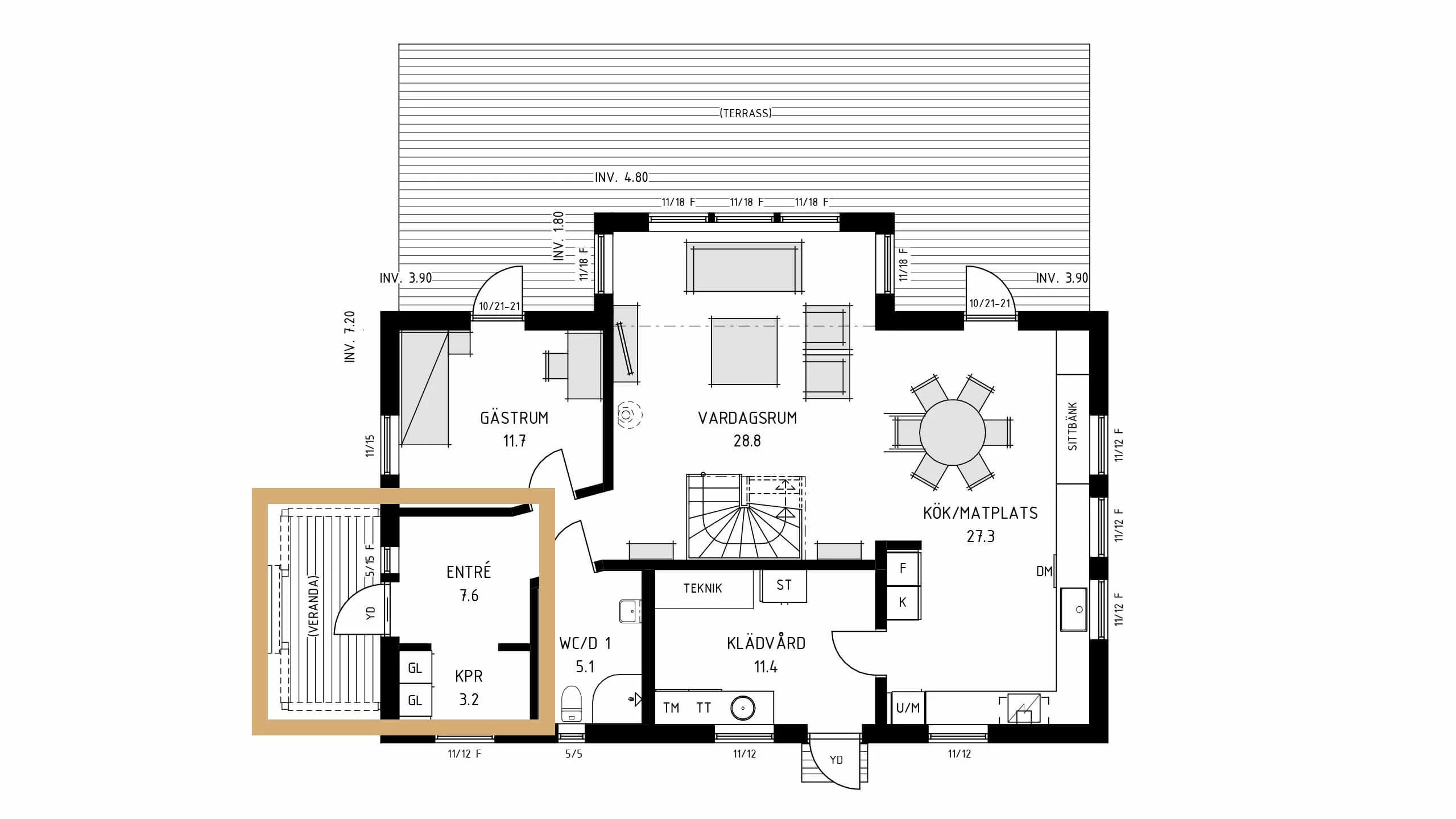 trivselhus villa mörtnäs planlösning