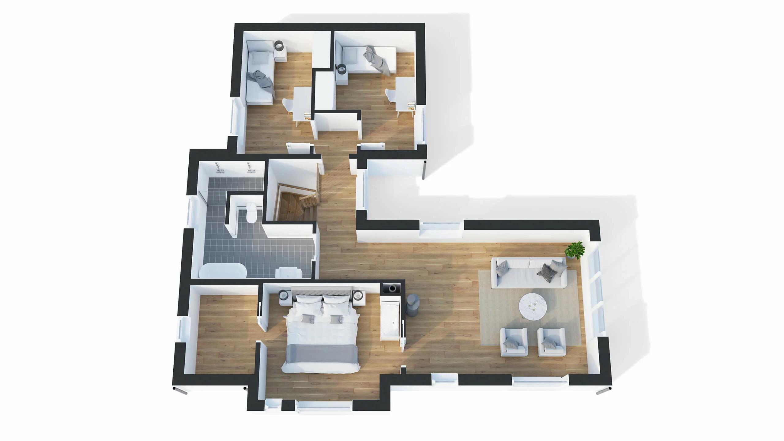 trivselhus villa nacka planlösning