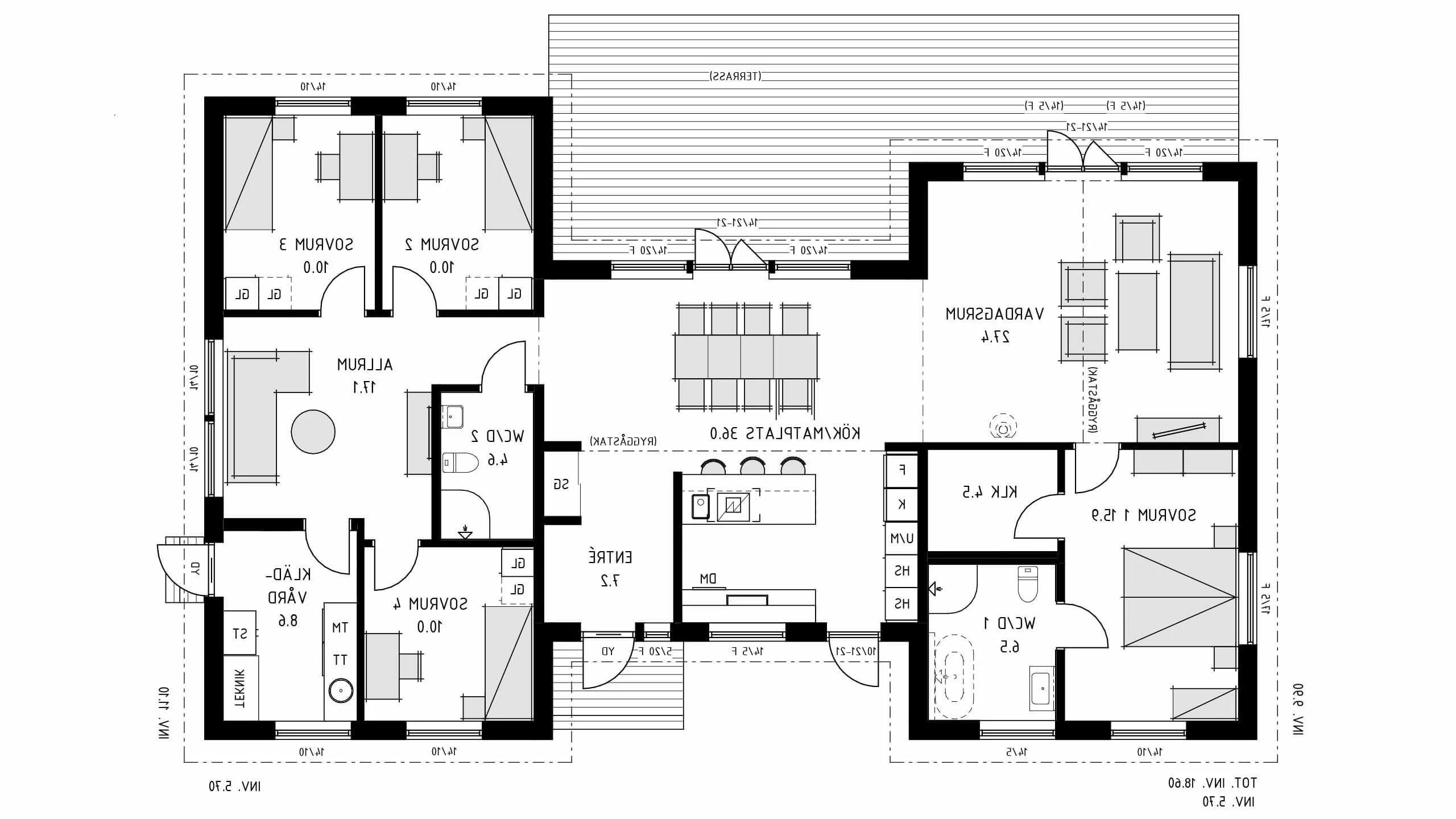 trivselhus villa nättraby planlösning