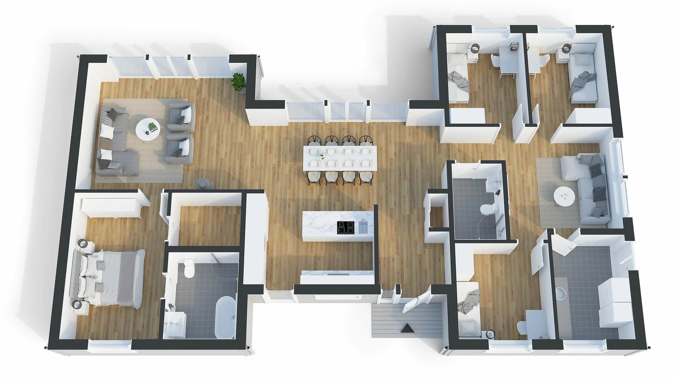trivselhus villa nättraby planlösning