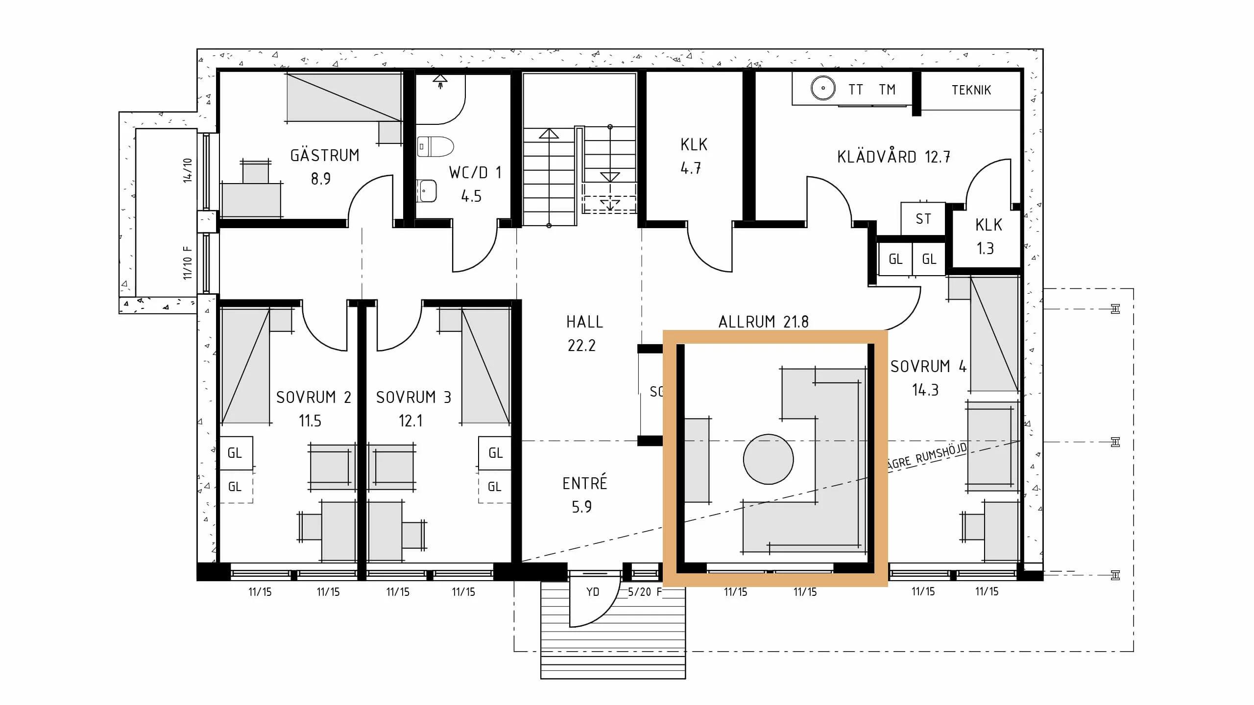 trivselhus villa särö planlösning