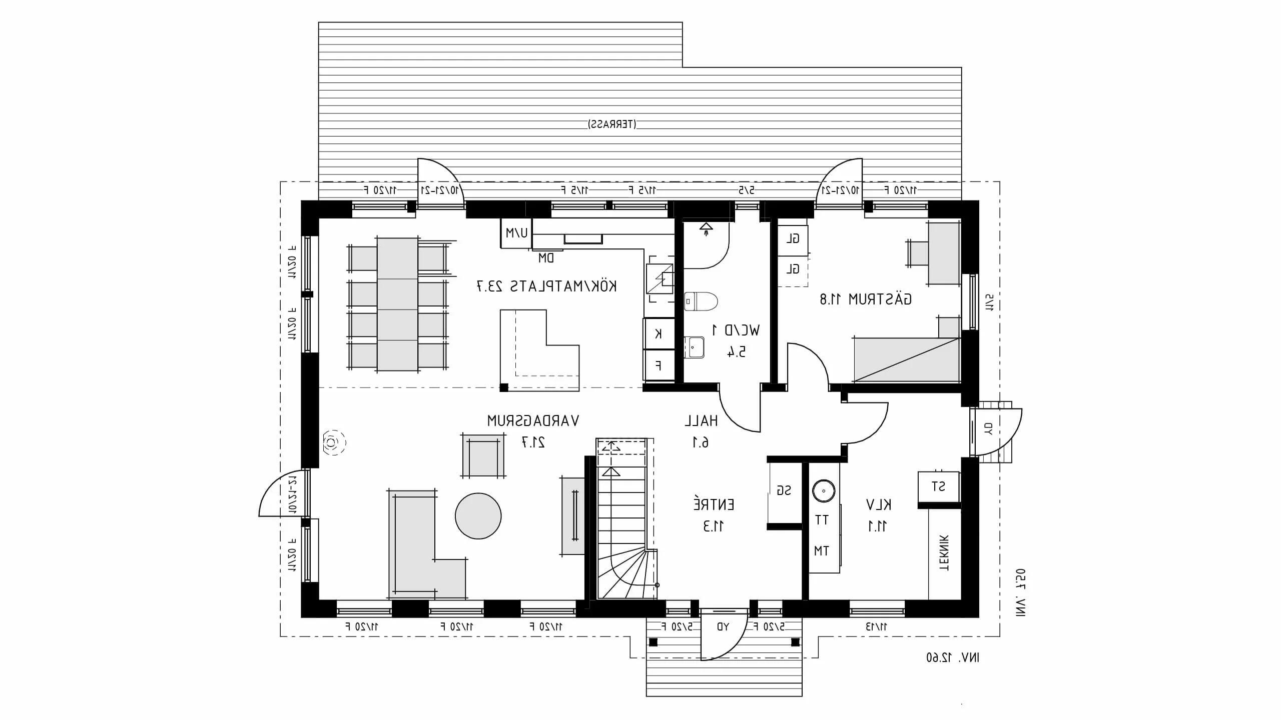 trivselhus villa simrishamn planlösning