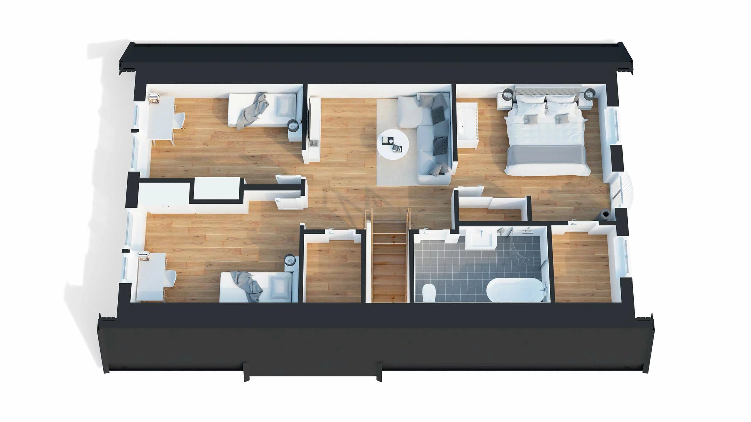 trivselhus villa simrishamn planlösning