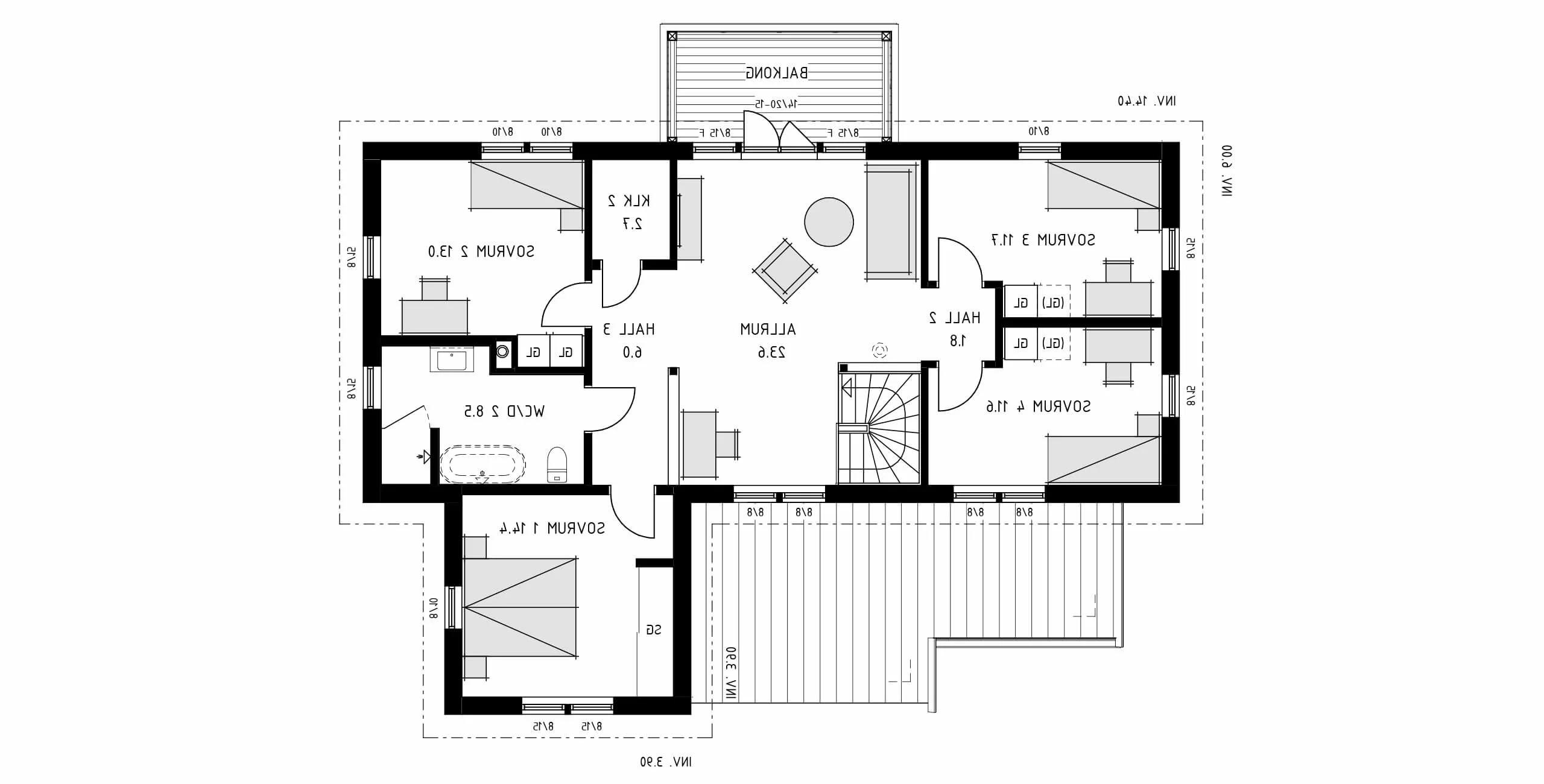 trivselhus villa skultuna planlösning