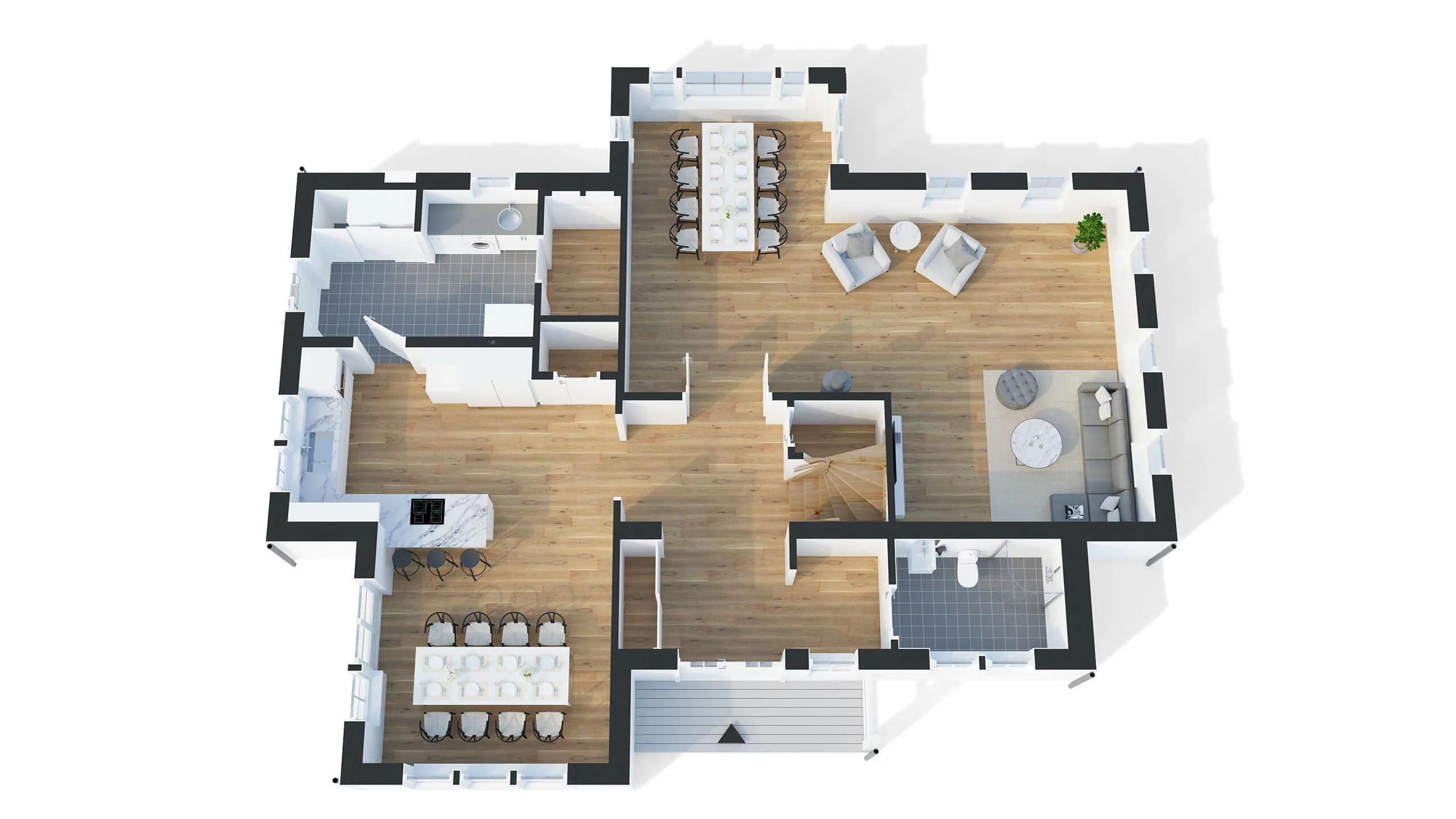 trivselhus villa skultuna planlösning