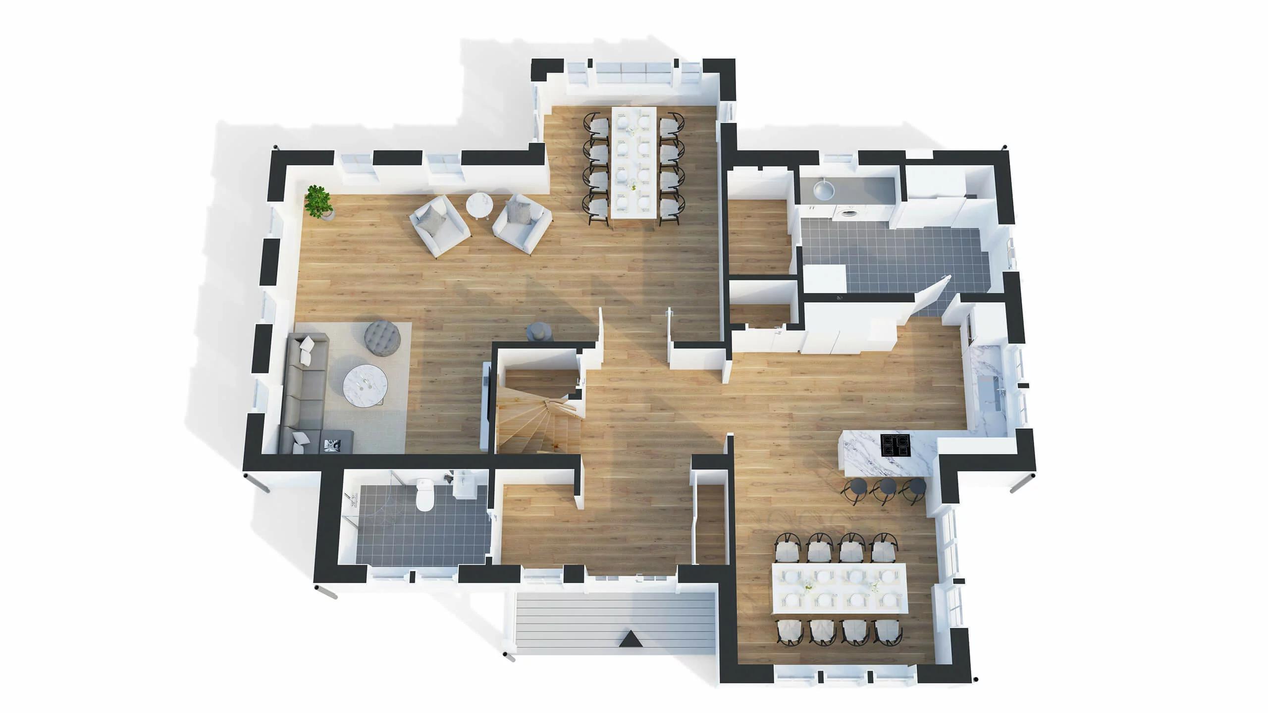 trivselhus villa skultuna planlösning