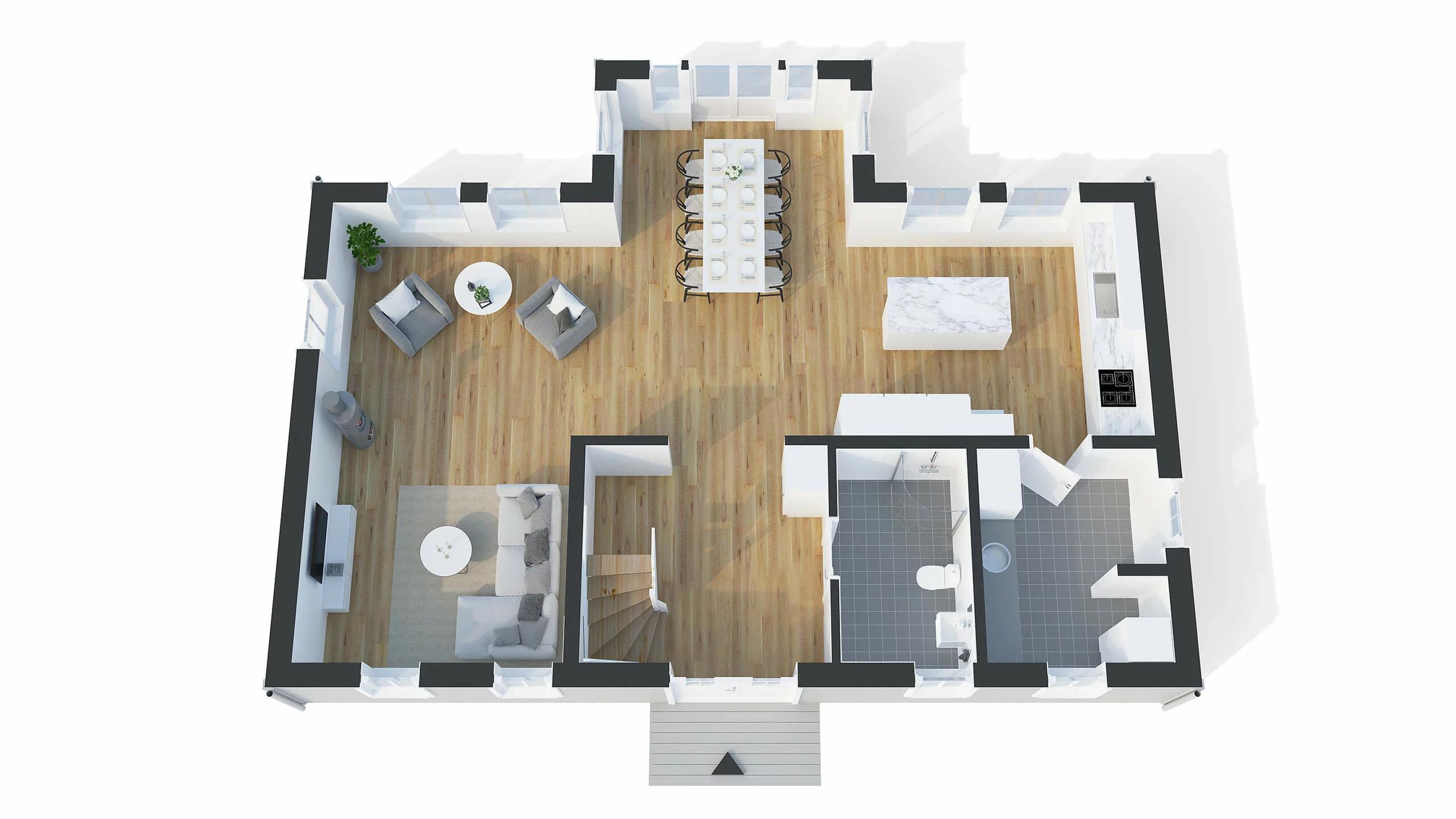 trivselhus villa söderhamn planlösning