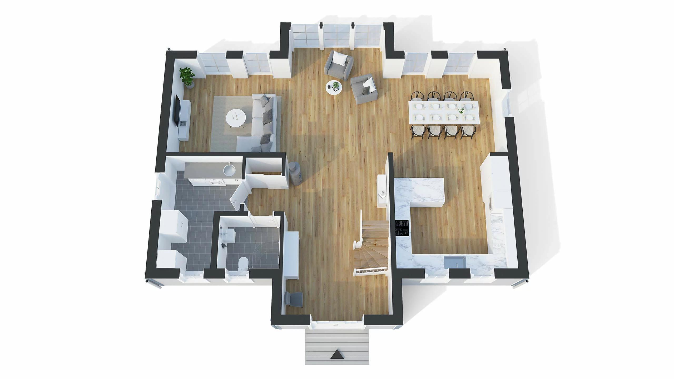 trivselhus villa storsjö planlösning
