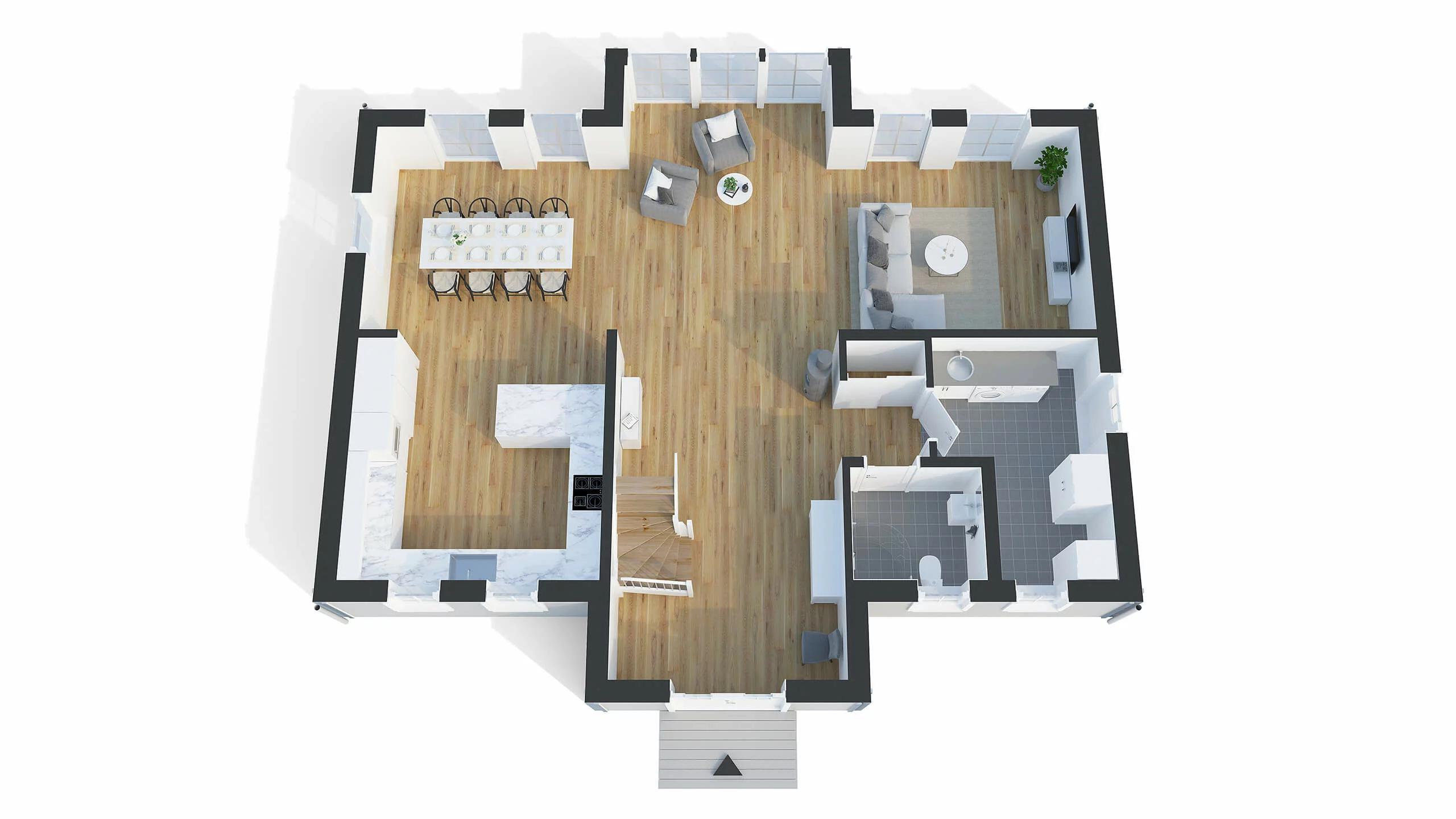 trivselhus villa storsjö planlösning