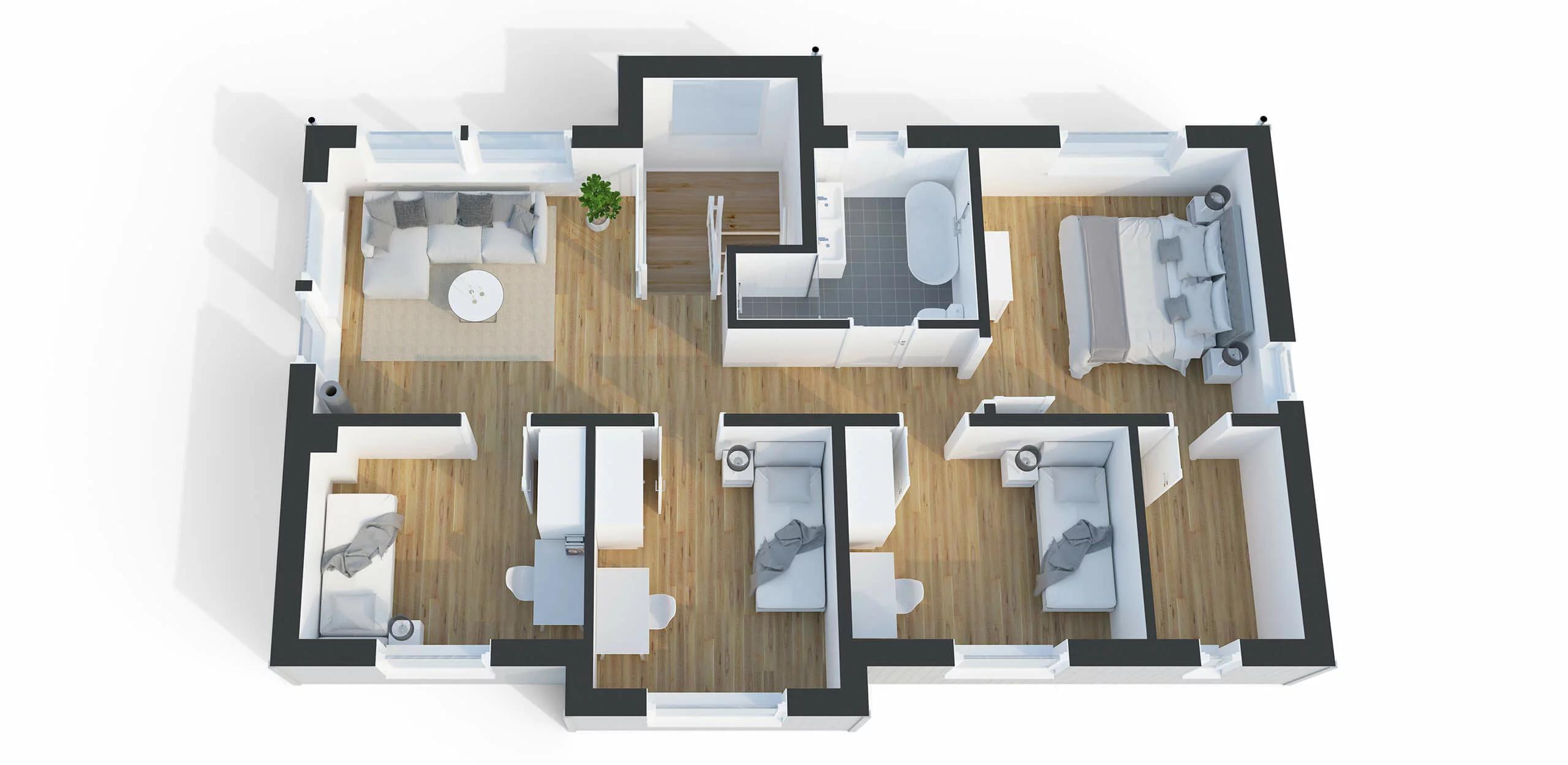 trivselhus villa svavelsö planlösning