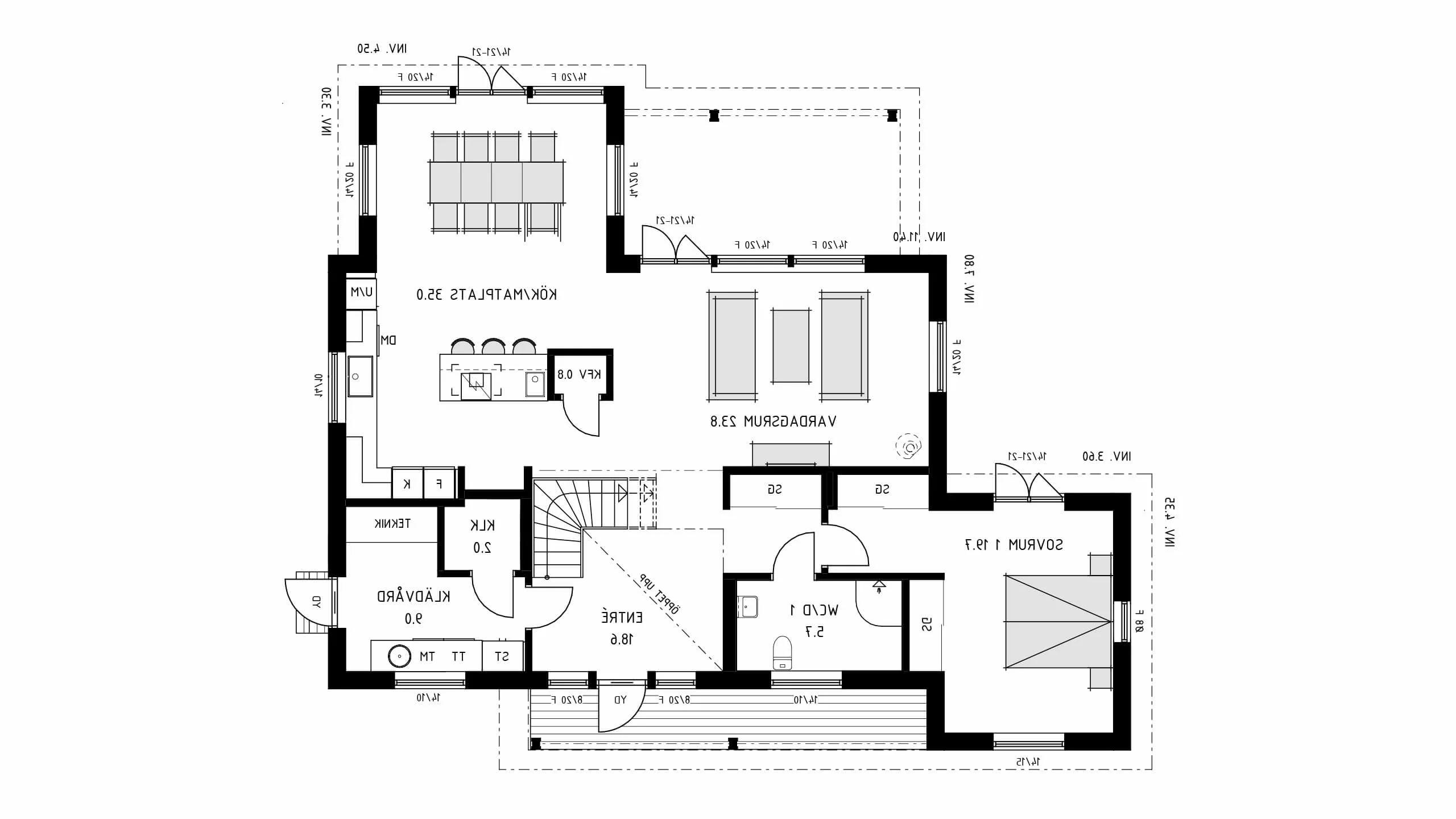 trivselhus villa tylösand planlösning