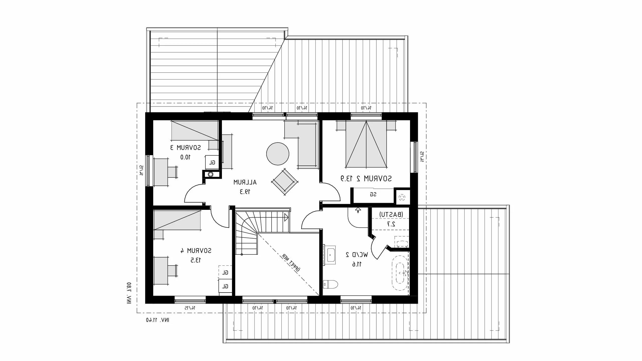 trivselhus villa tylösand planlösning